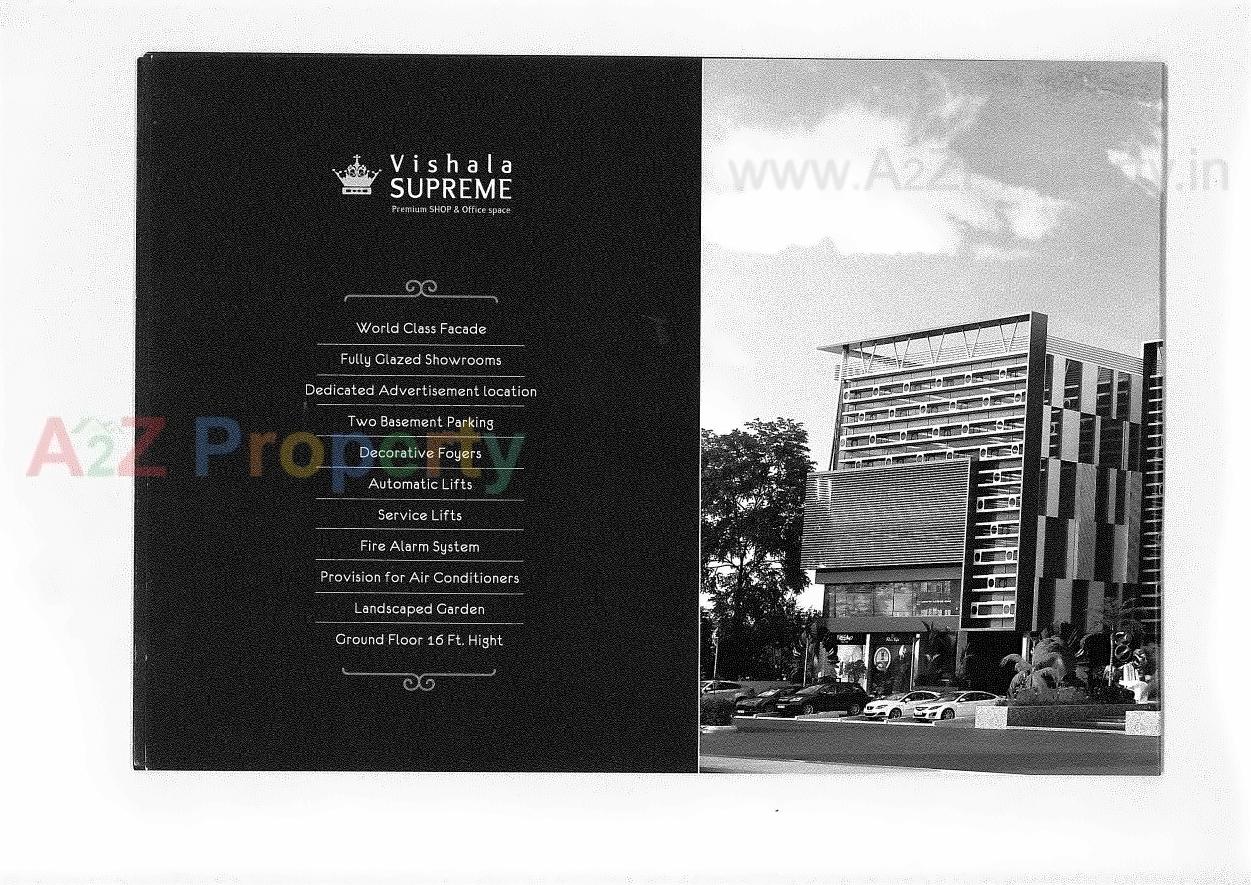 3D Elevation of real estate project Vishala Supreme located at Nikol, Ahmedabad, Gujarat