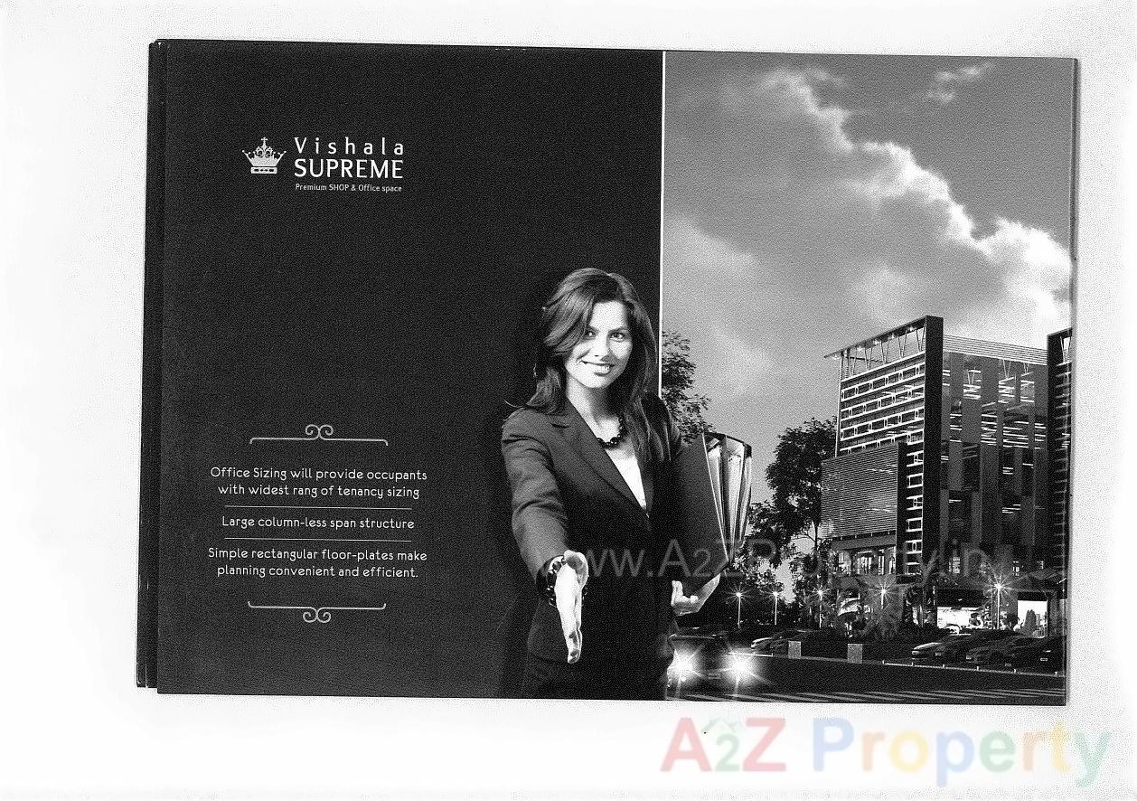 3D Elevation of real estate project Vishala Supreme located at Nikol, Ahmedabad, Gujarat