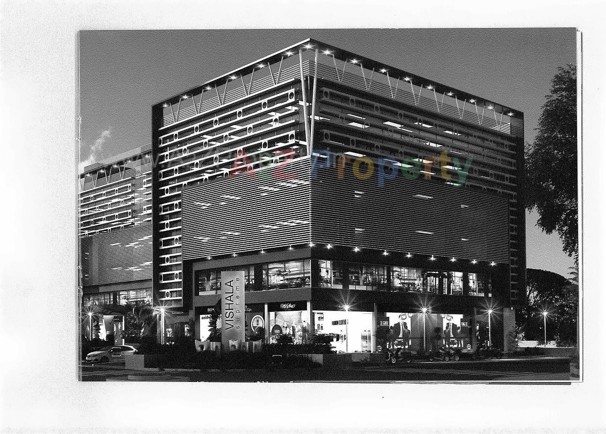 3D Elevation of real estate project Vishala Supreme located at Nikol, Ahmedabad, Gujarat