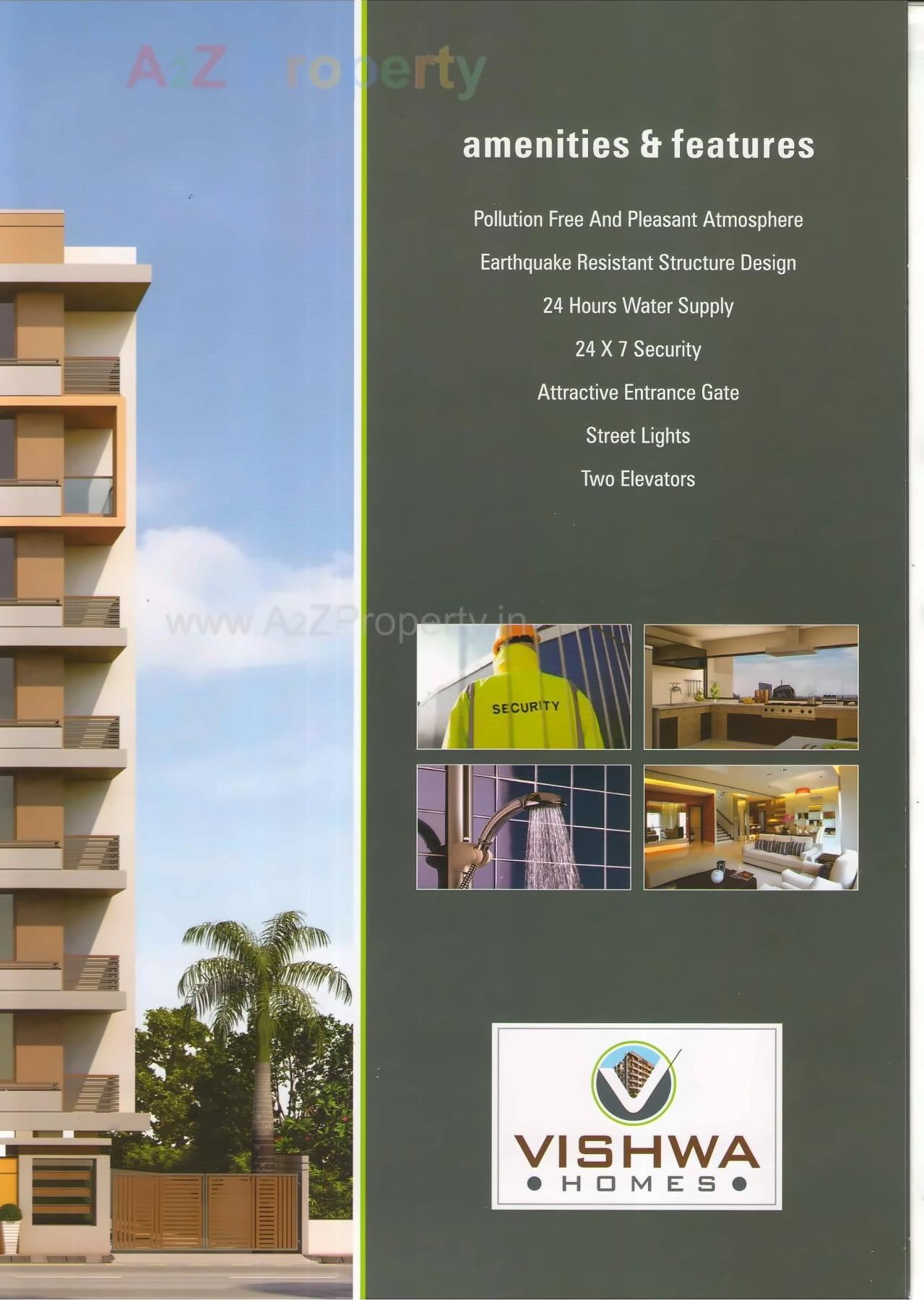 3D Elevation of real estate project Vishwa Homes located at Nikol, Ahmedabad, Gujarat