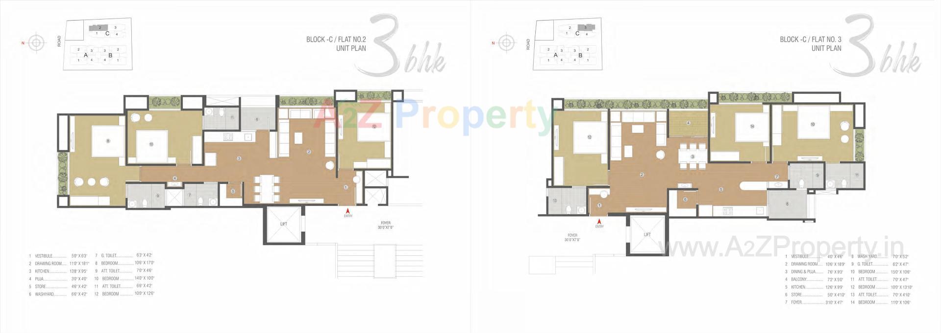 Layout of real estate project Vishwa Lake Iksa located at Memnagar, Ahmedabad, Gujarat
