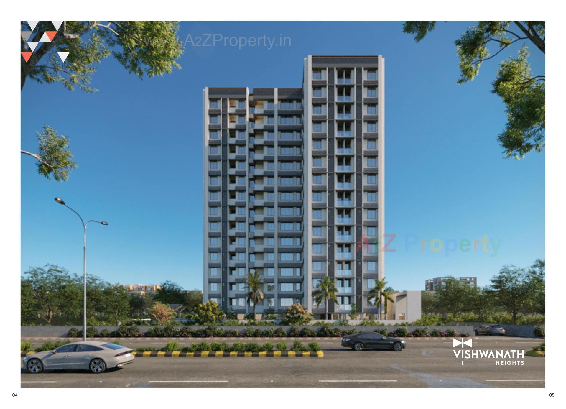 3D Elevation of real estate project Vishwanath Heights located at Rakhial, Ahmedabad, Gujarat