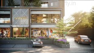 Elevation of real estate project Vishwanath Samam located at Shela, Ahmedabad, Gujarat