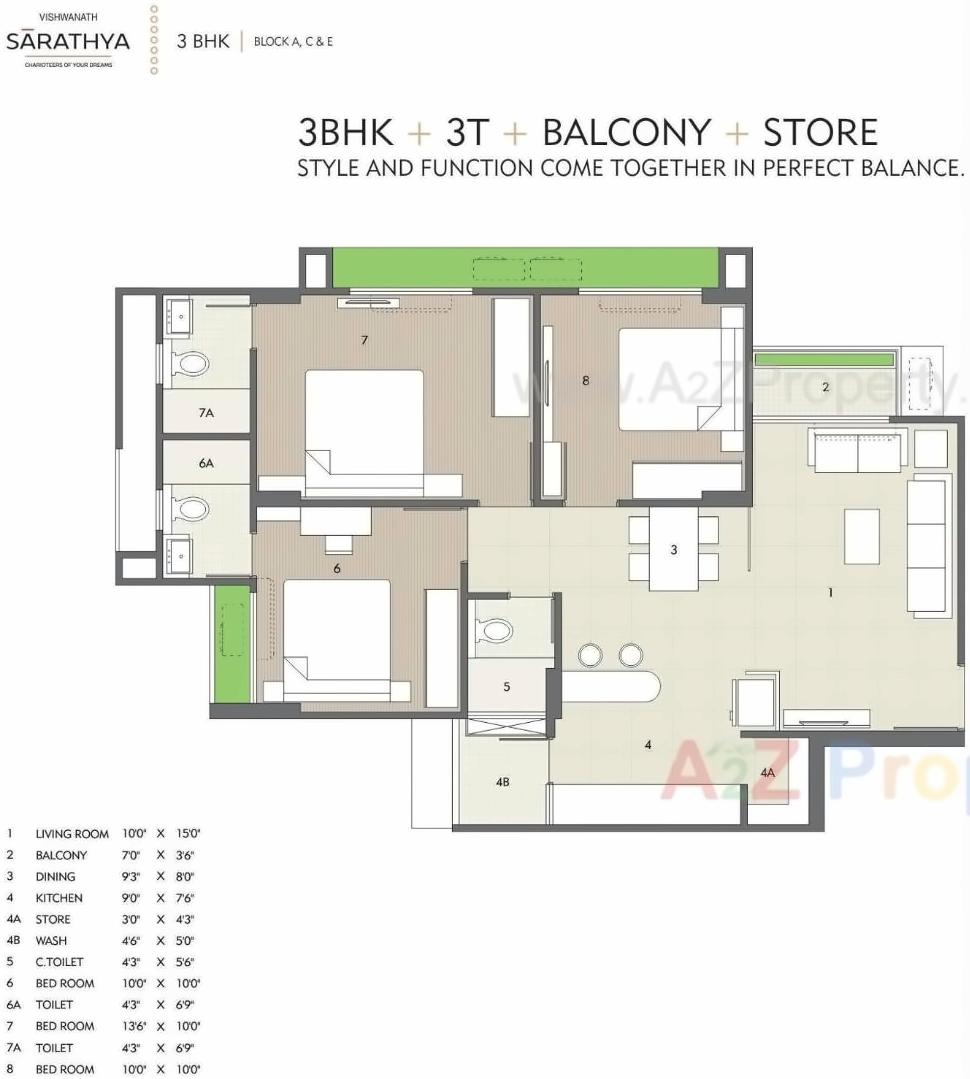 Layout of real estate project Vishwanath Sarathya located at Shela, Ahmedabad, Gujarat