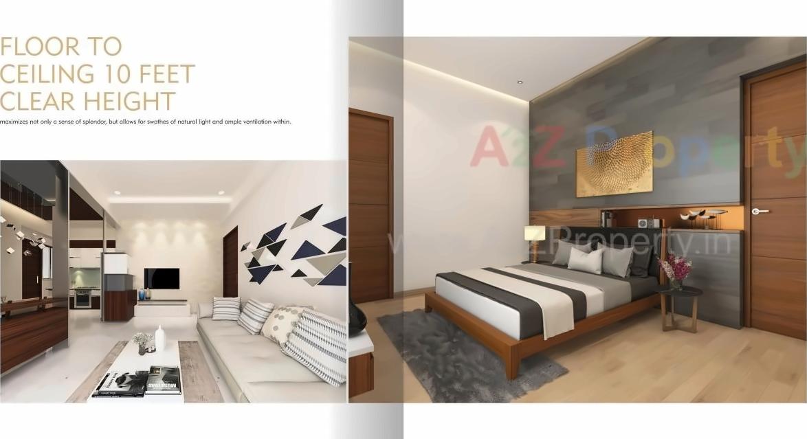 3D Elevation of real estate project Vishwanath Sarathya located at Shela, Ahmedabad, Gujarat