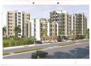 Elevation of real estate project Vishwas Platinum located at Ognaj, Ahmedabad, Gujarat