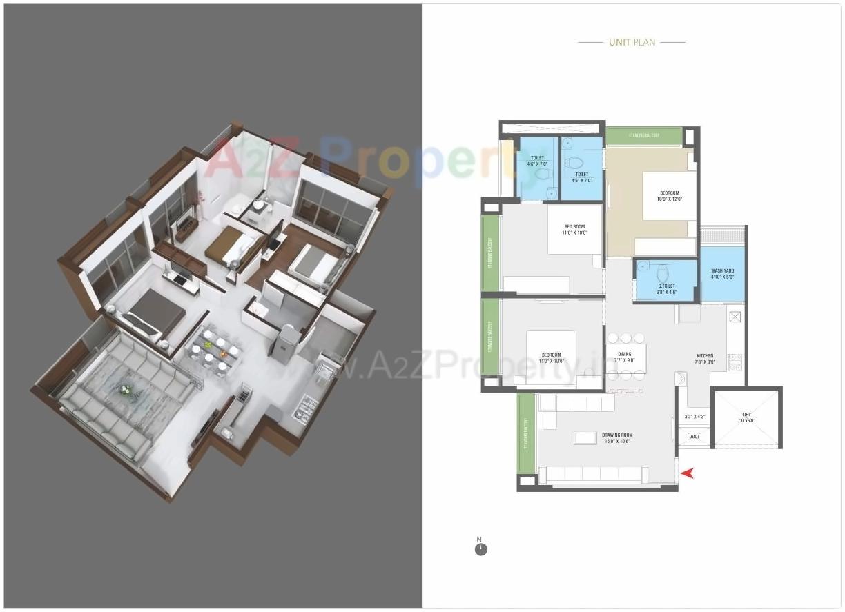 Layout of real estate project Visva Kunj located at Ghuma, Ahmedabad, Gujarat