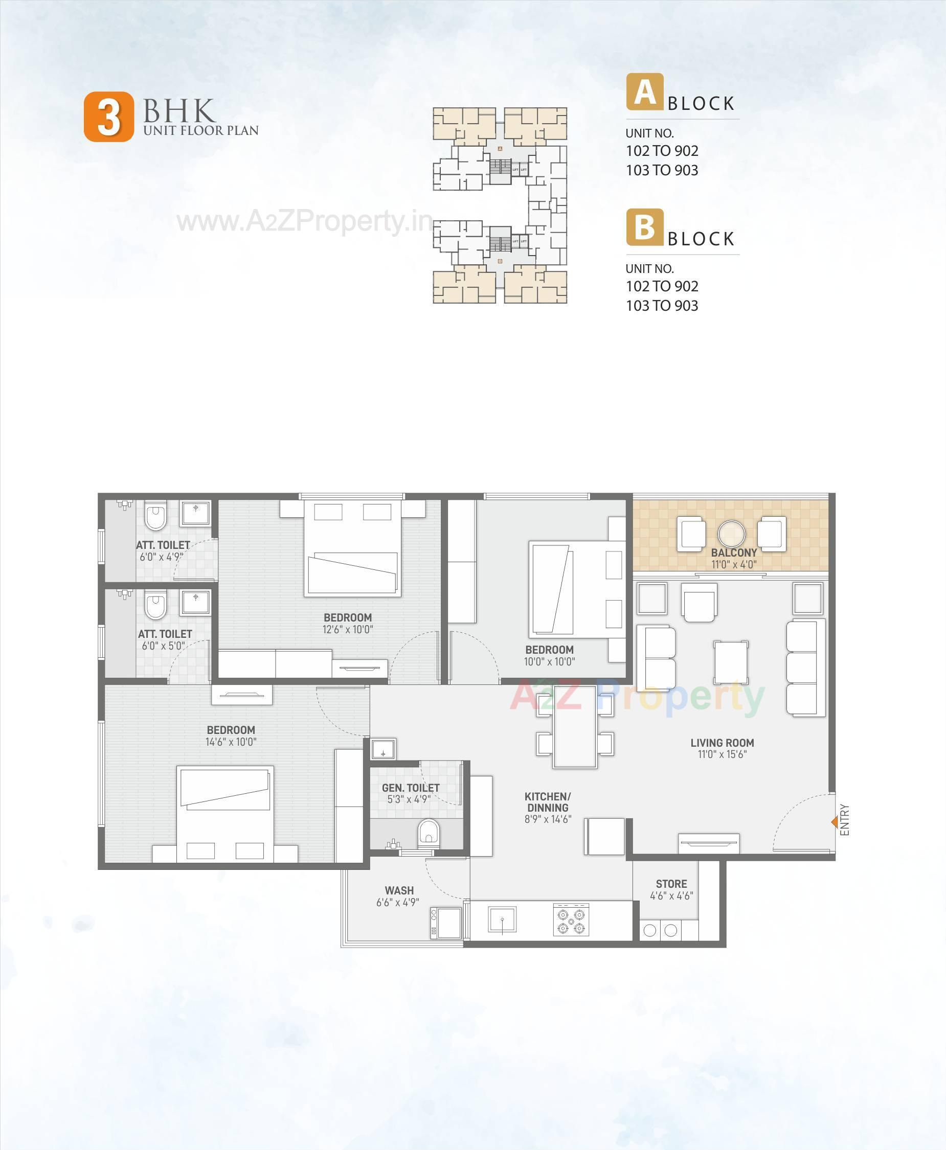 Layout of real estate project Vitthal Shivalay located at Chandkheda, Ahmedabad, Gujarat