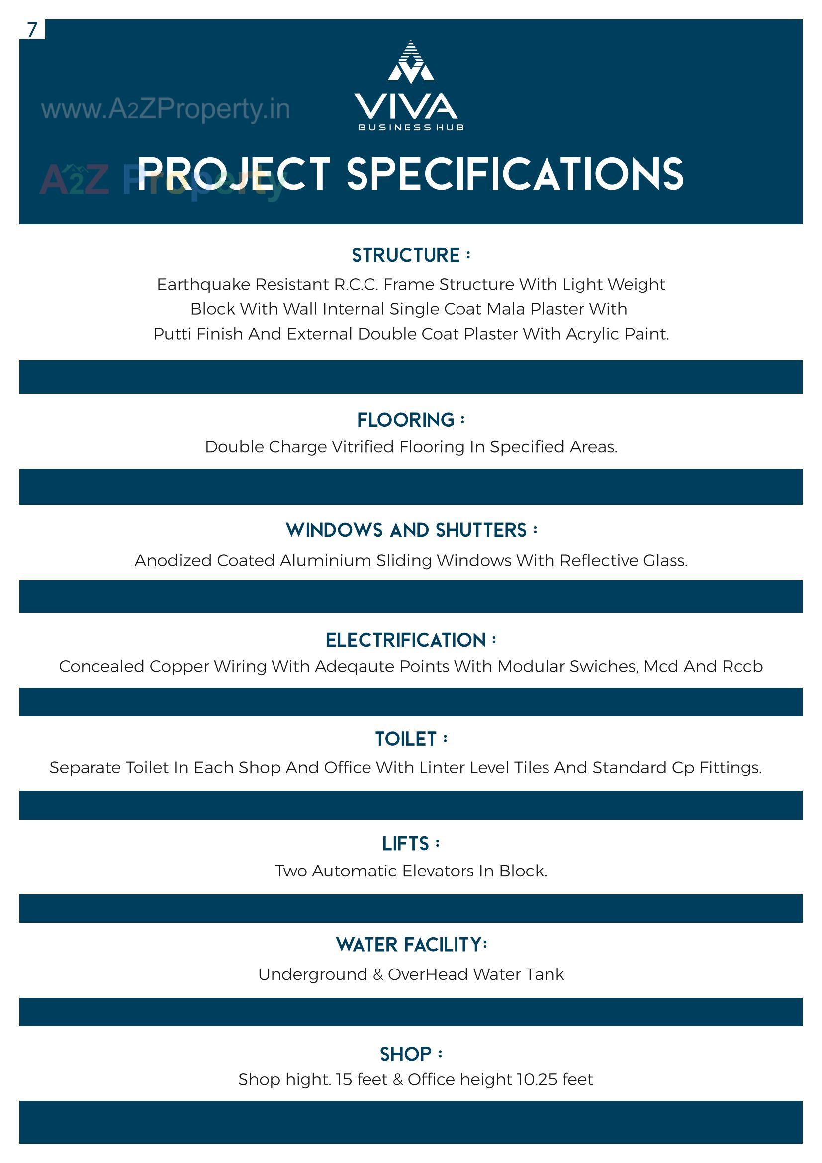  of real estate project Viva Business Hub located at Aslali, Ahmedabad, Gujarat