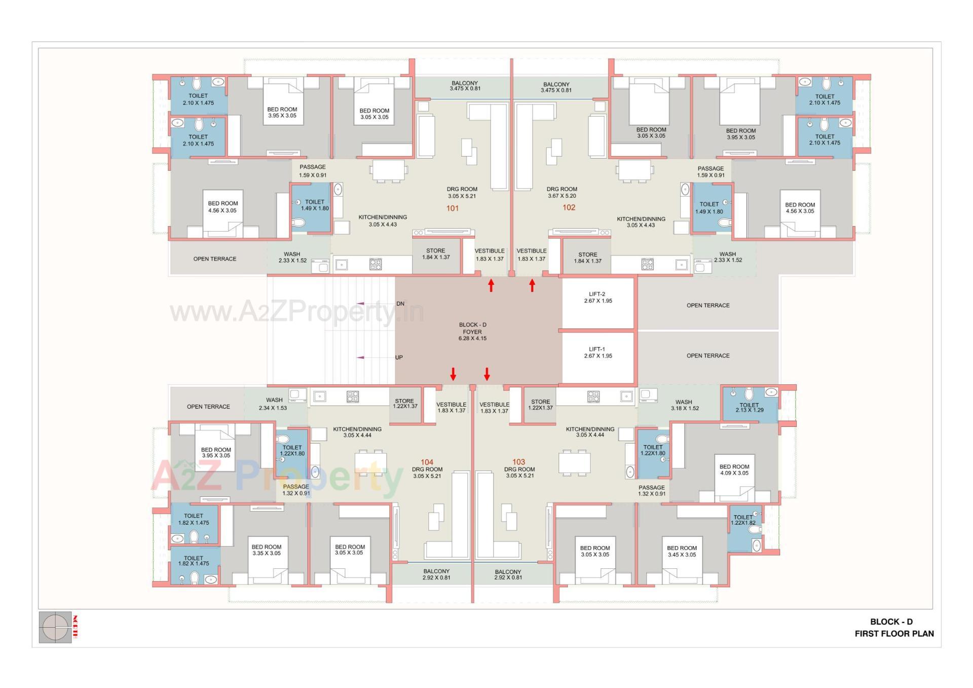 Layout of real estate project Viva Luxuria located at Hathijan, Ahmedabad, Gujarat