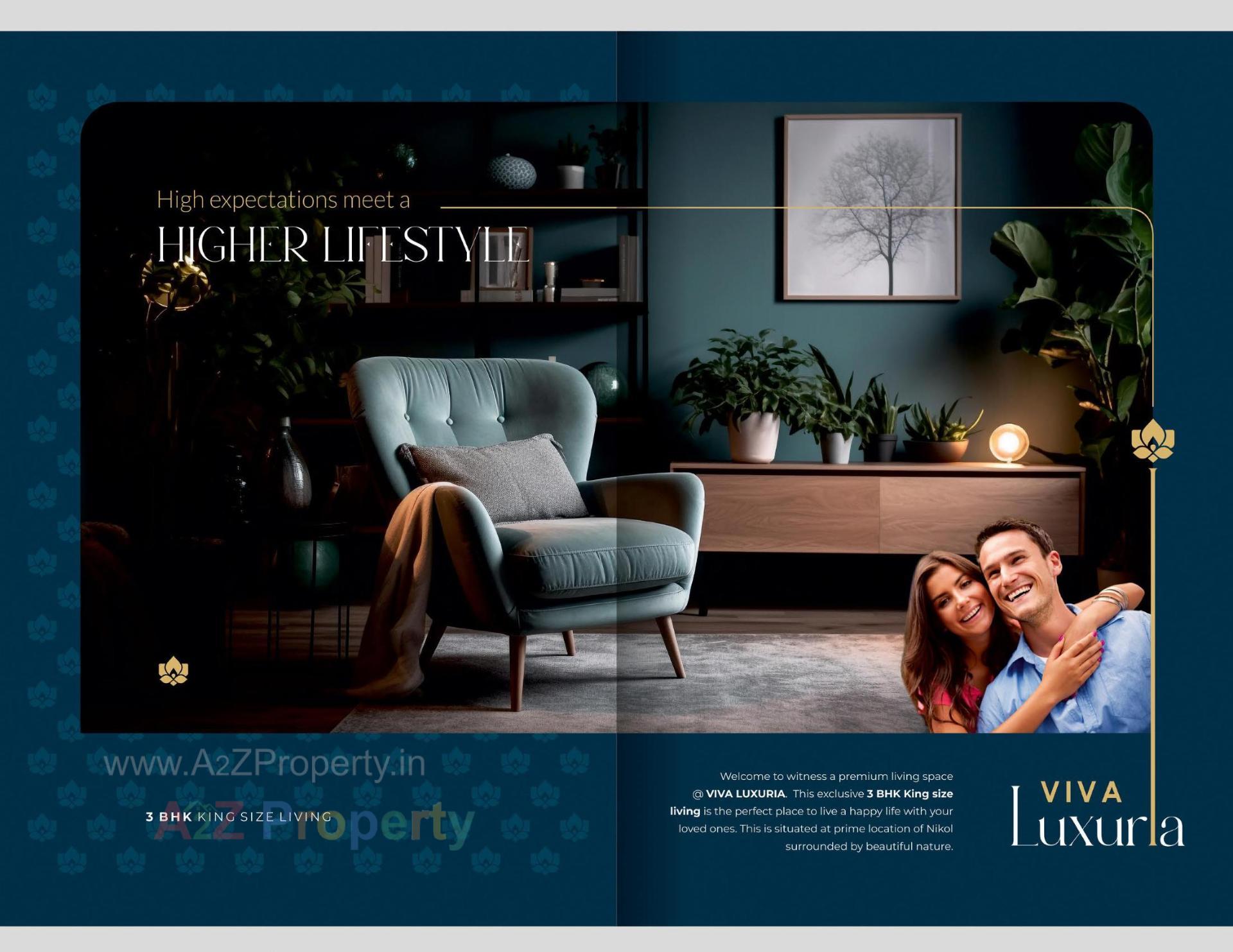 3D Elevation of real estate project Viva Luxuria located at Hathijan, Ahmedabad, Gujarat