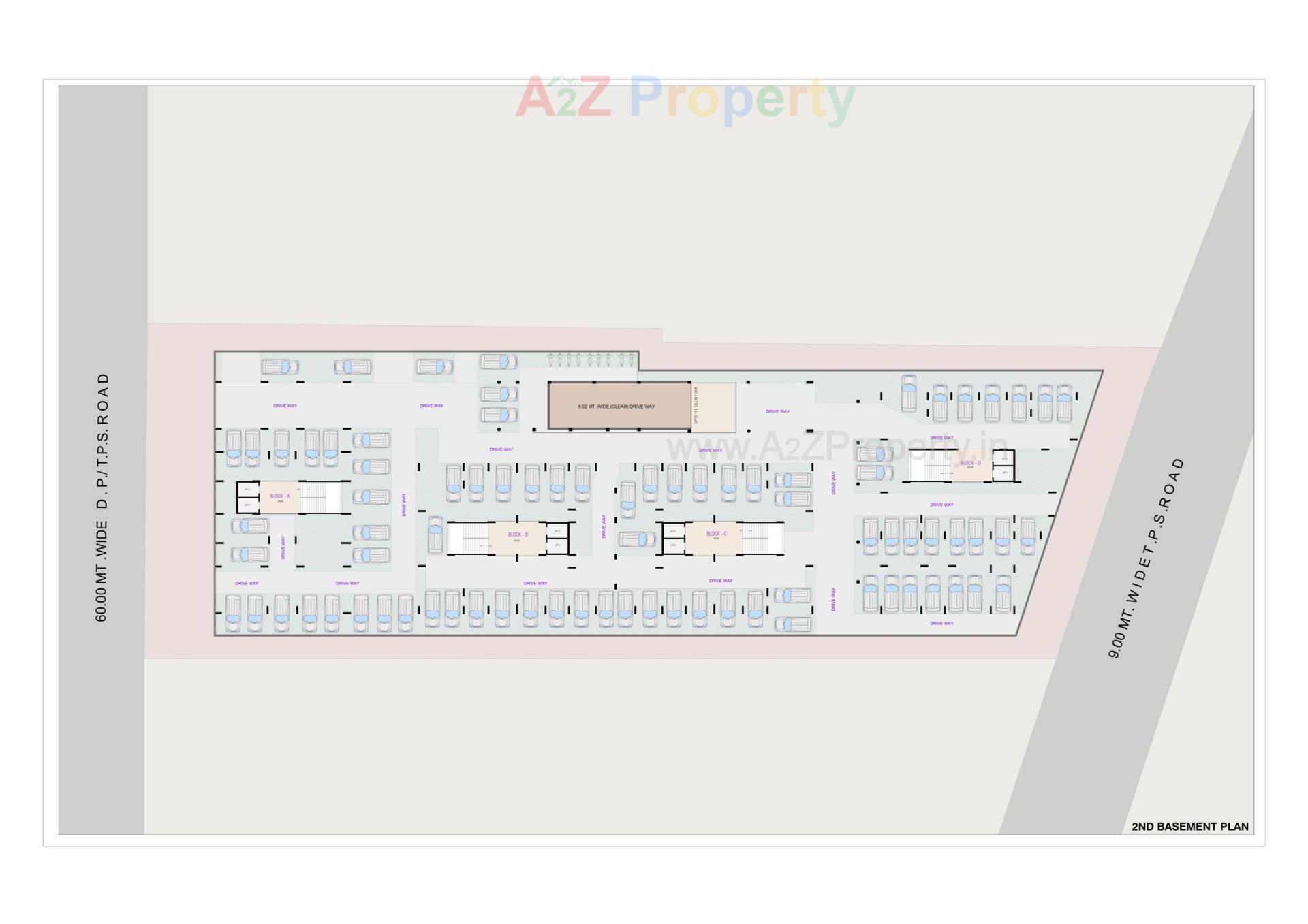 Layout of real estate project Viva Luxuria located at Hathijan, Ahmedabad, Gujarat