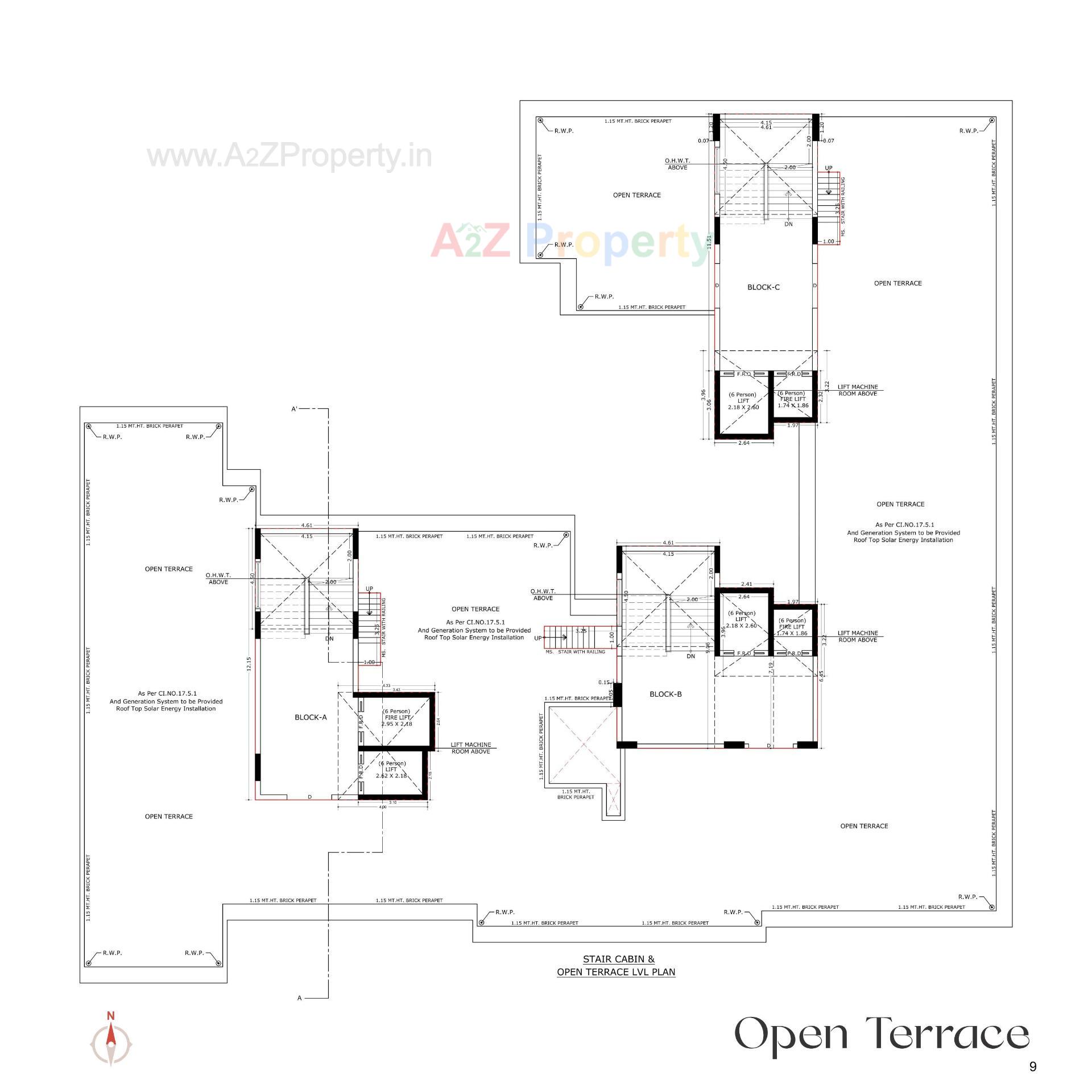 Layout of real estate project Vivaan Aura located at Zundal, Ahmedabad, Gujarat