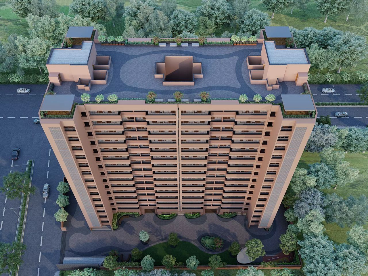 115892 of real estate project Vivaan Elysium located at Zundal, Ahmedabad, Gujarat