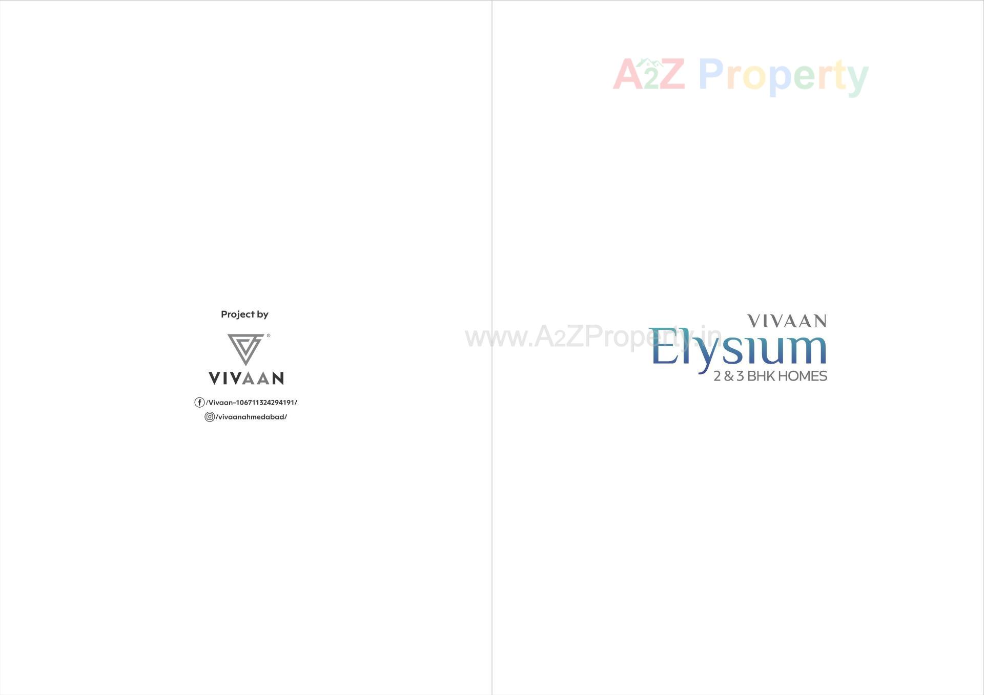  of real estate project Vivaan Elysium located at Zundal, Ahmedabad, Gujarat