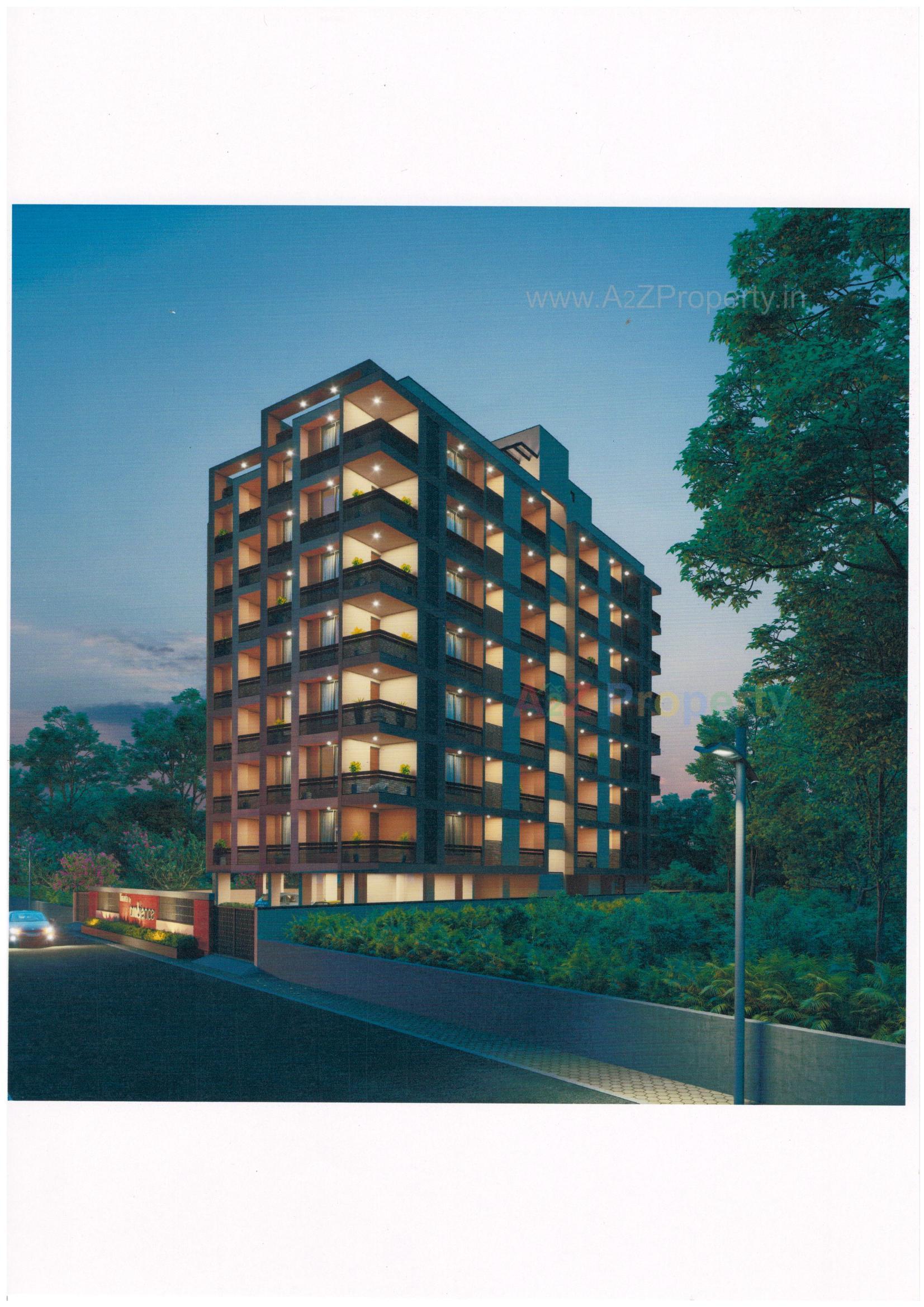 3D Elevation of real estate project Vivanta By Ambience located at Chhadawad, Ahmedabad, Gujarat