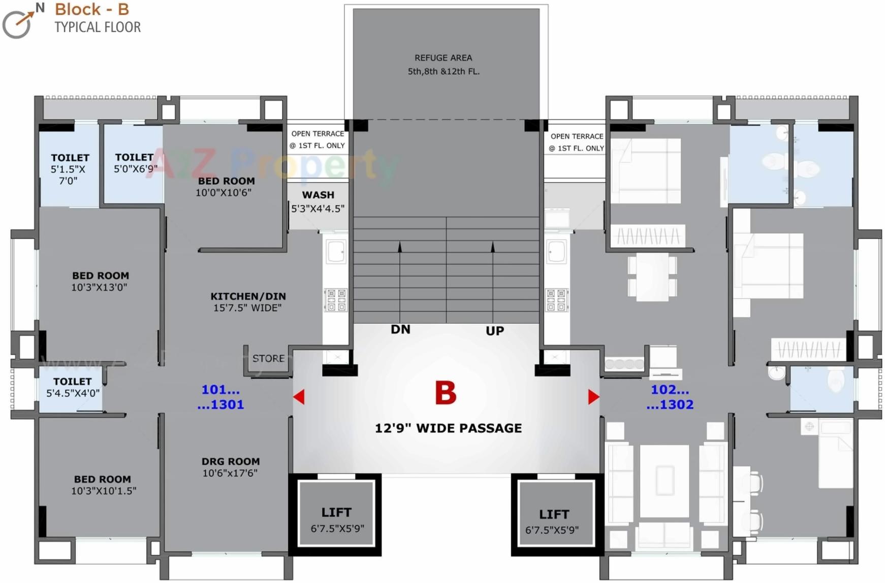 Layout of real estate project Vivanta Heights located at Ahmedabad, Ahmedabad, Gujarat