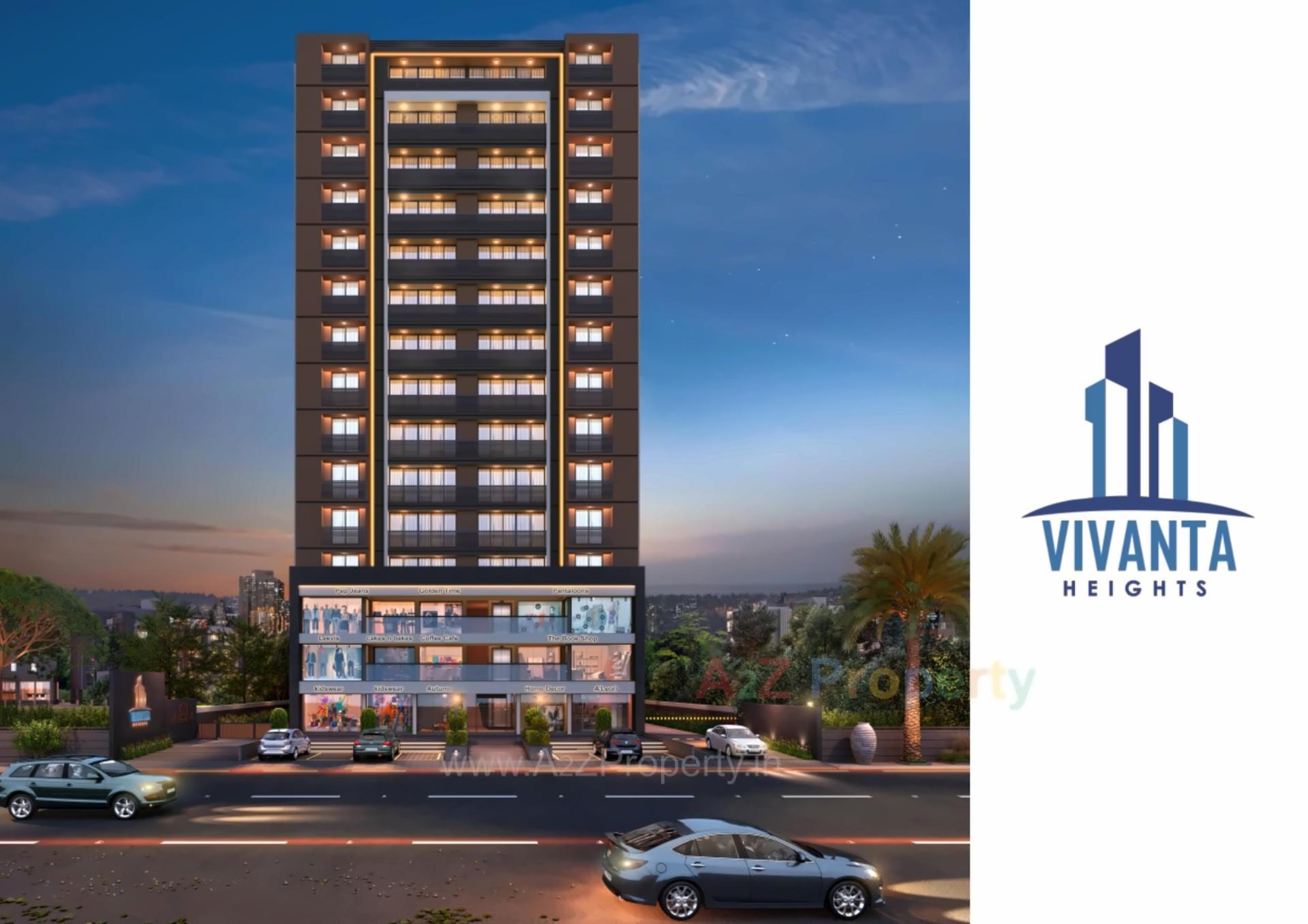 3D Elevation of real estate project Vivanta Heights located at Ahmedabad, Ahmedabad, Gujarat