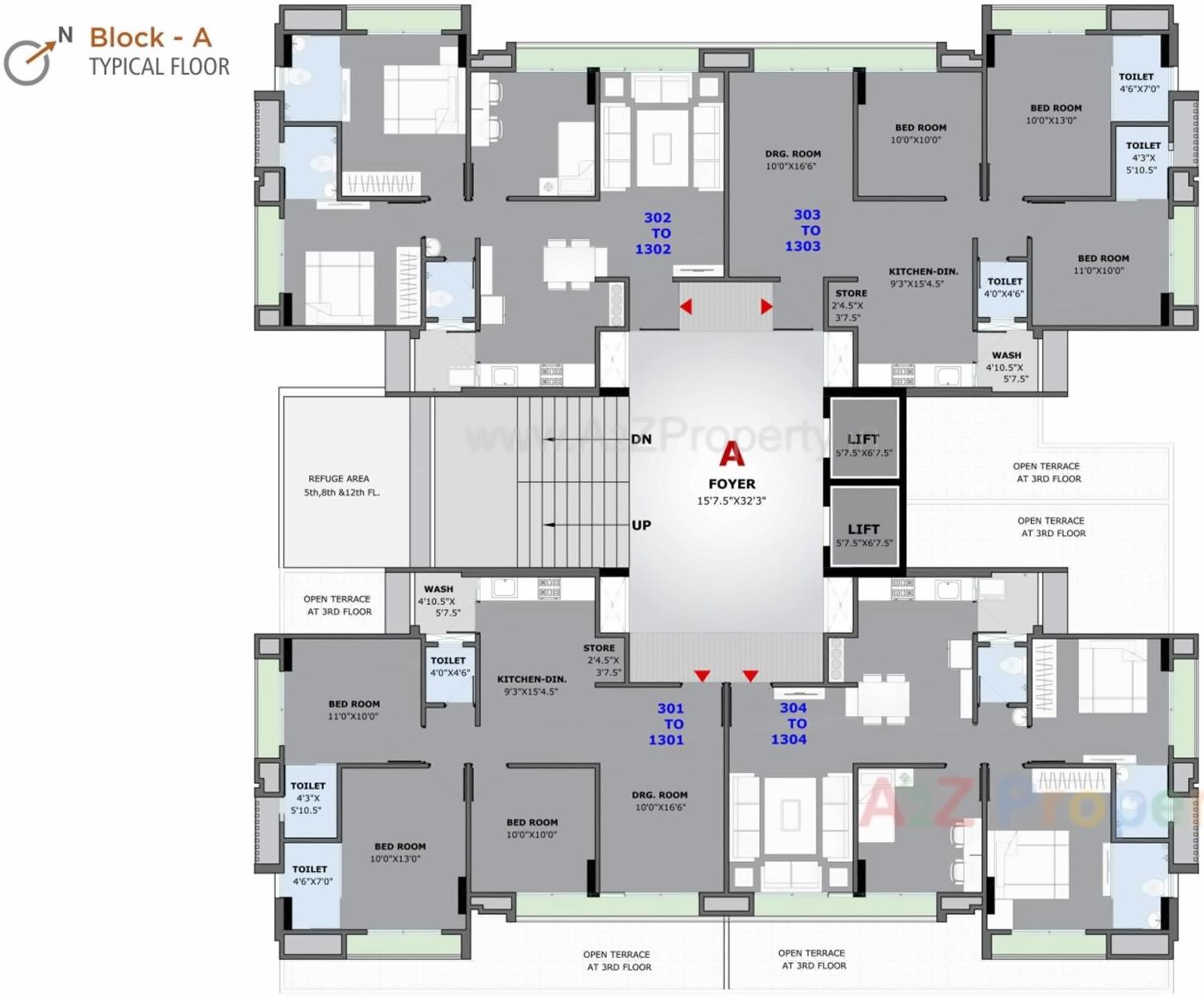 Layout of real estate project Vivanta Heights located at Ahmedabad, Ahmedabad, Gujarat