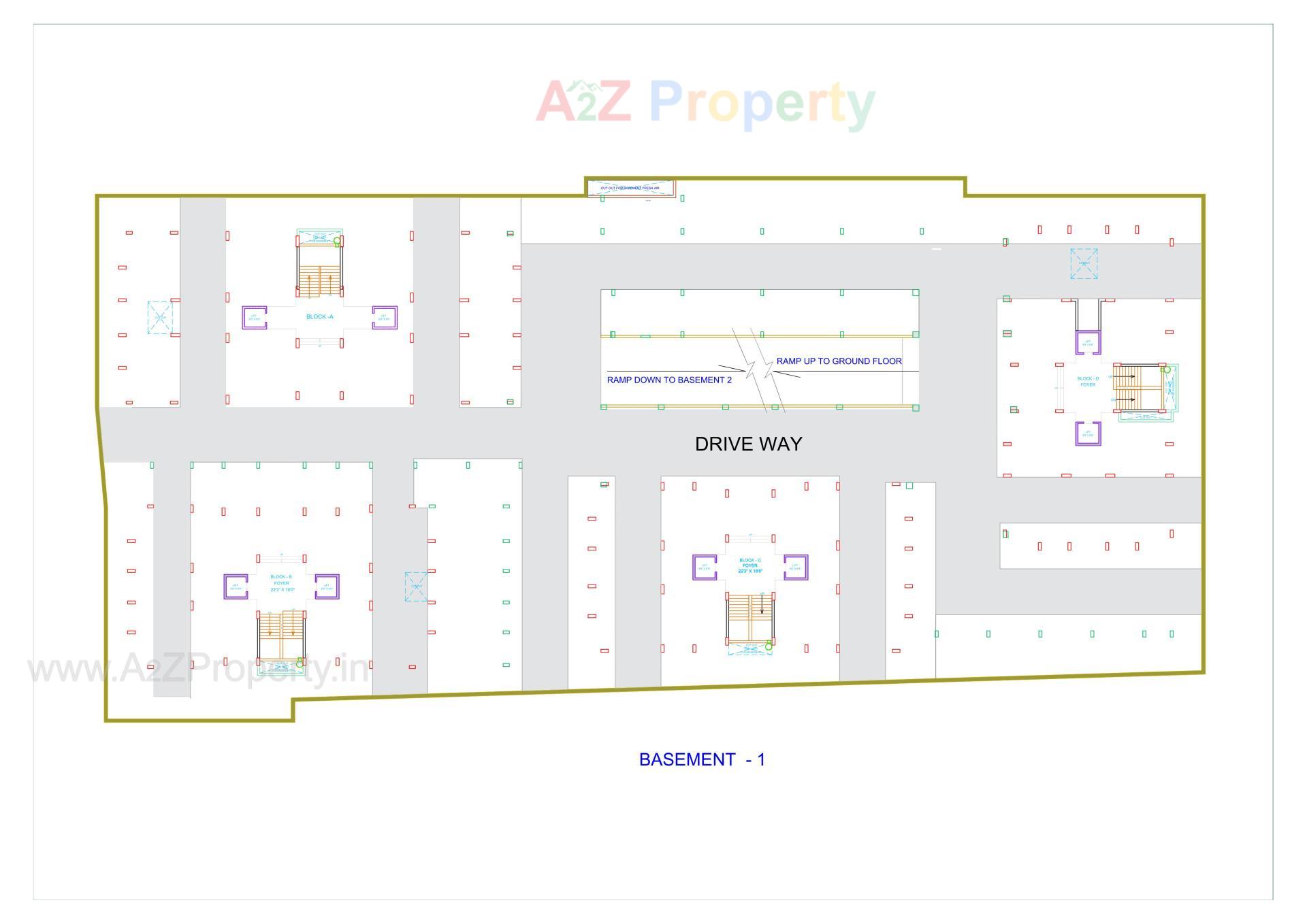 Layout of real estate project Vivekanand Arise located at Jodhpur, Ahmedabad, Gujarat