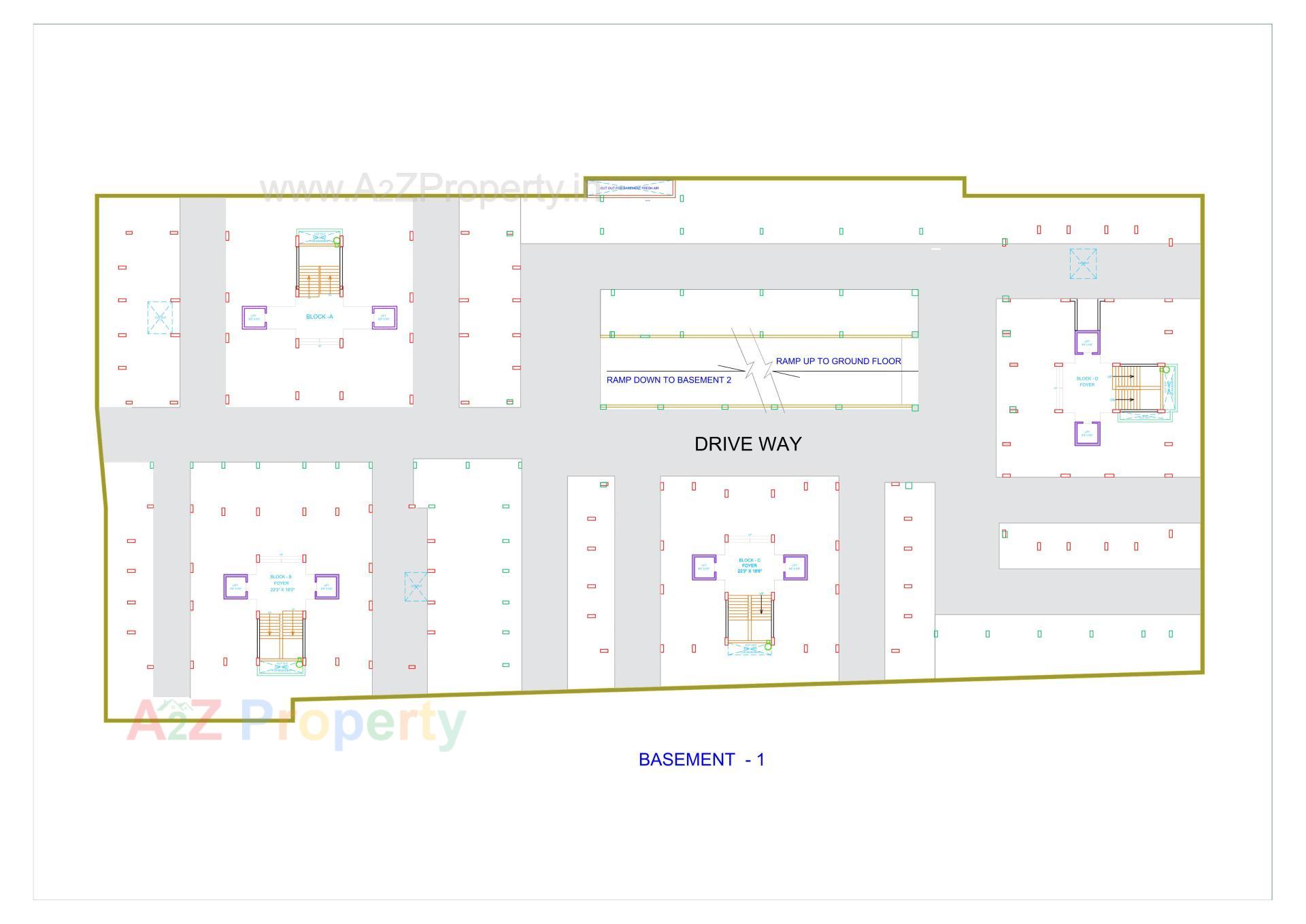 Layout of real estate project Vivekanand Arise located at Jodhpur, Ahmedabad, Gujarat