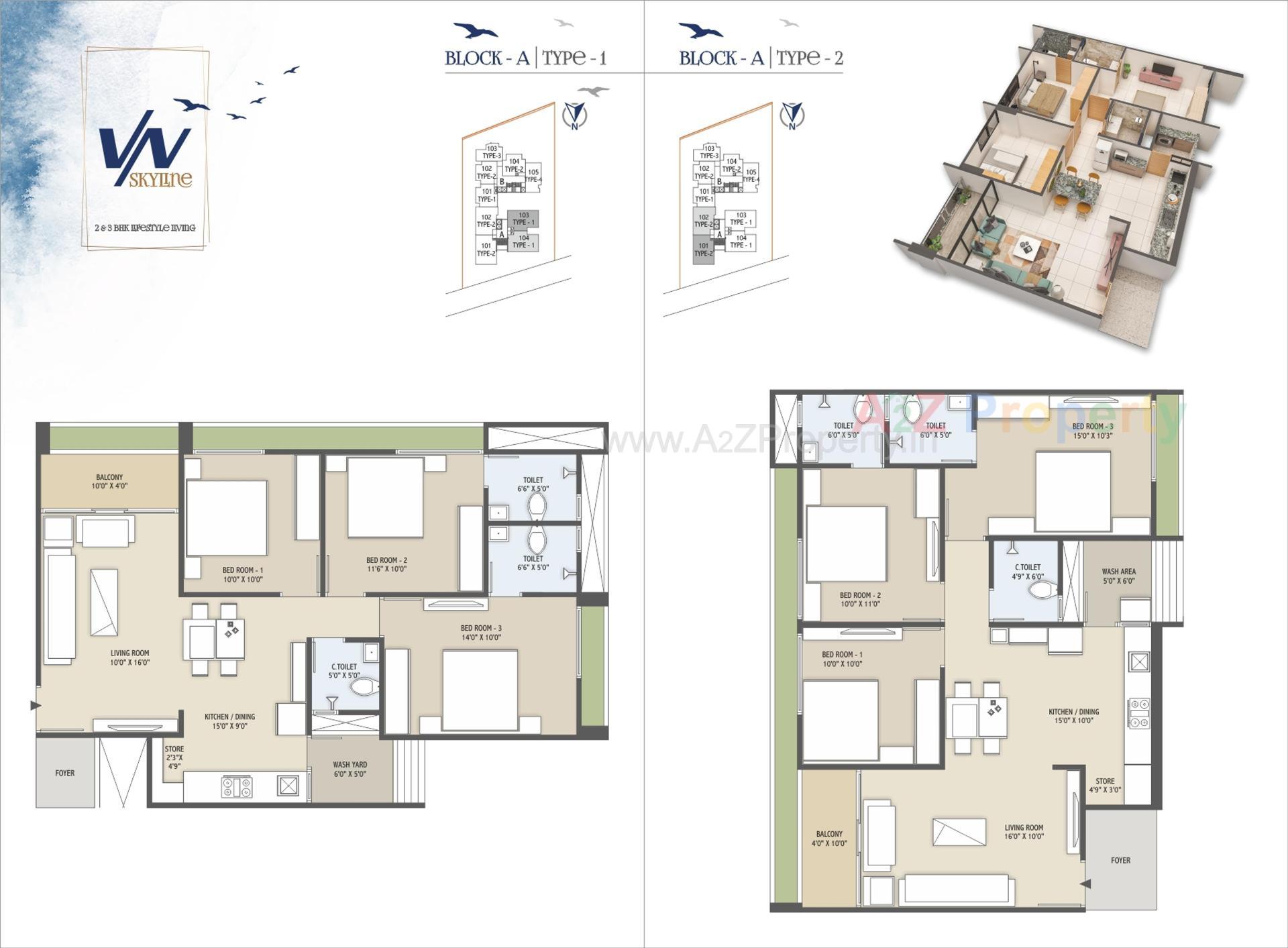 Layout of real estate project Vn Skyline located at Vadaj, Ahmedabad, Gujarat