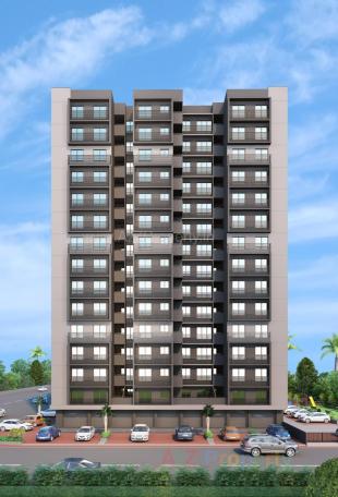 Elevation of real estate project Vraj Residency located at Shilaj, Ahmedabad, Gujarat