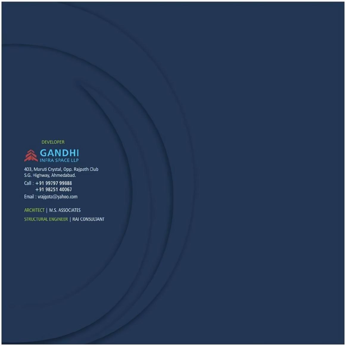  of real estate project Vraj Residency located at Gota, Ahmedabad, Gujarat