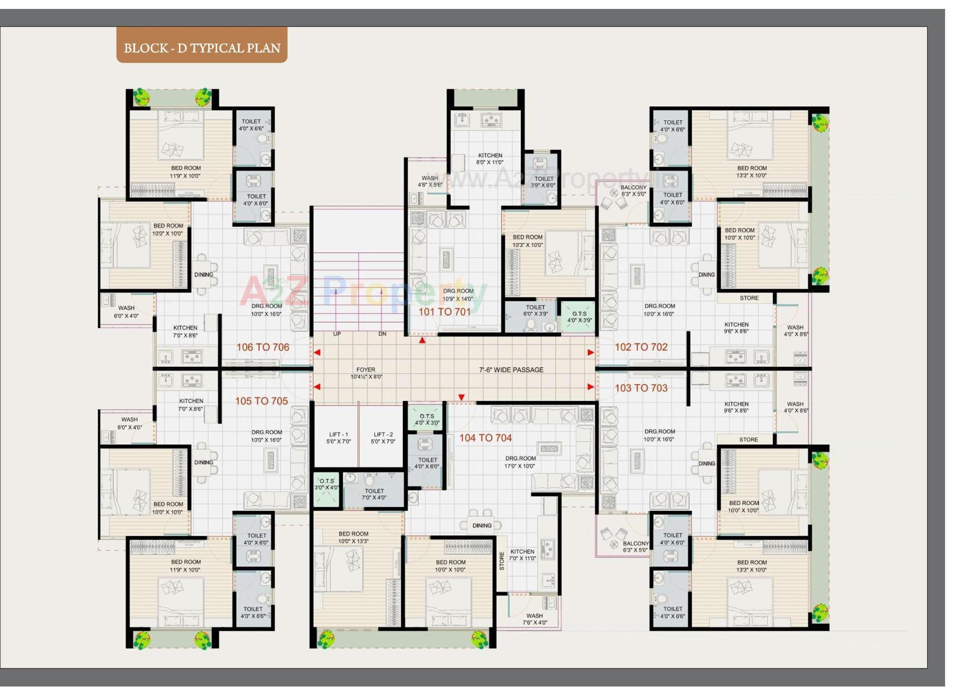 Layout of real estate project Vraj Residency located at Vatva, Ahmedabad, Gujarat