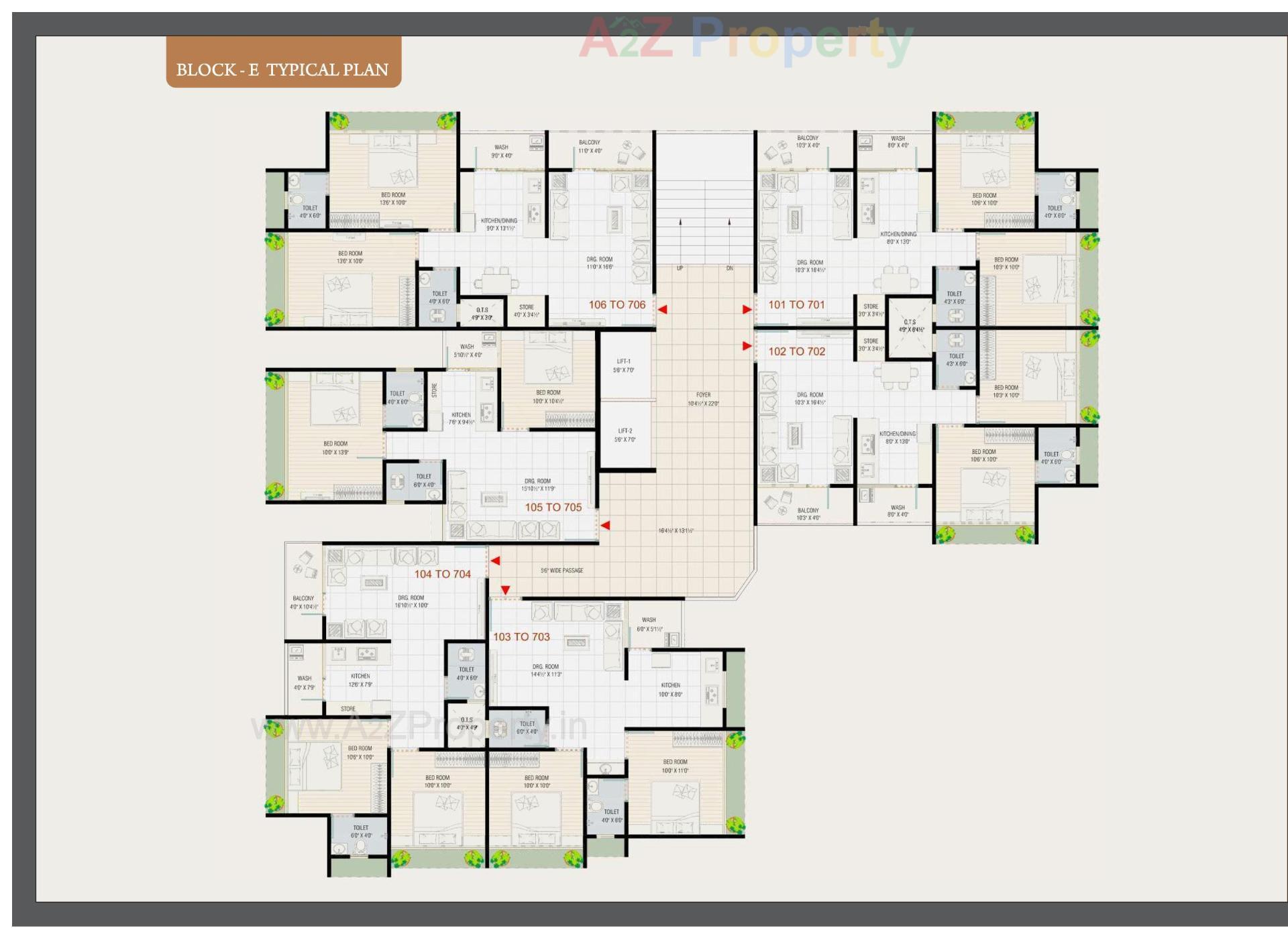 Layout of real estate project Vraj Residency located at Vatva, Ahmedabad, Gujarat