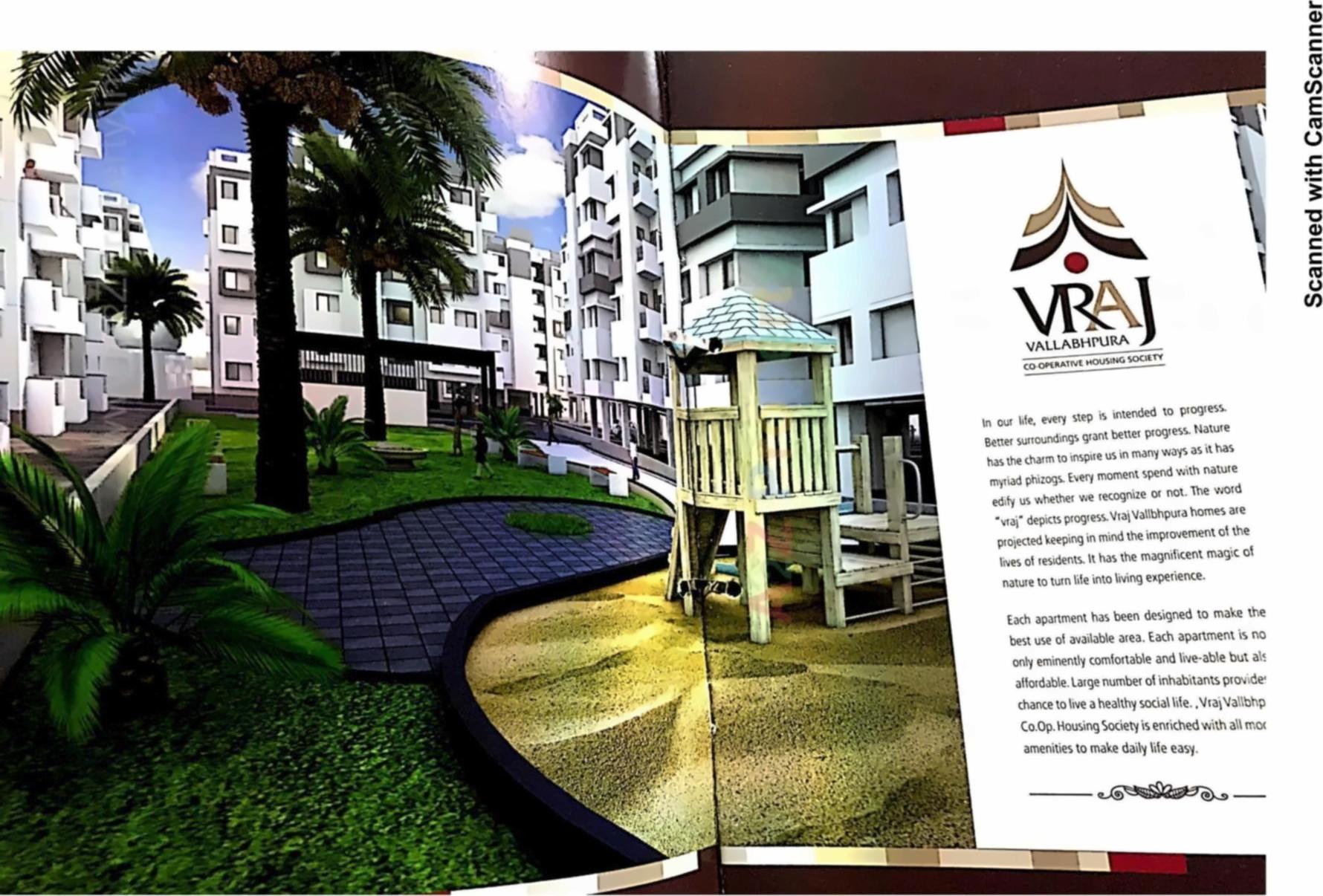 3D Elevation of real estate project Vraj Vallabhpura Co  Op  Hou  Soc  Ltd located at Asarwa, Ahmedabad, Gujarat