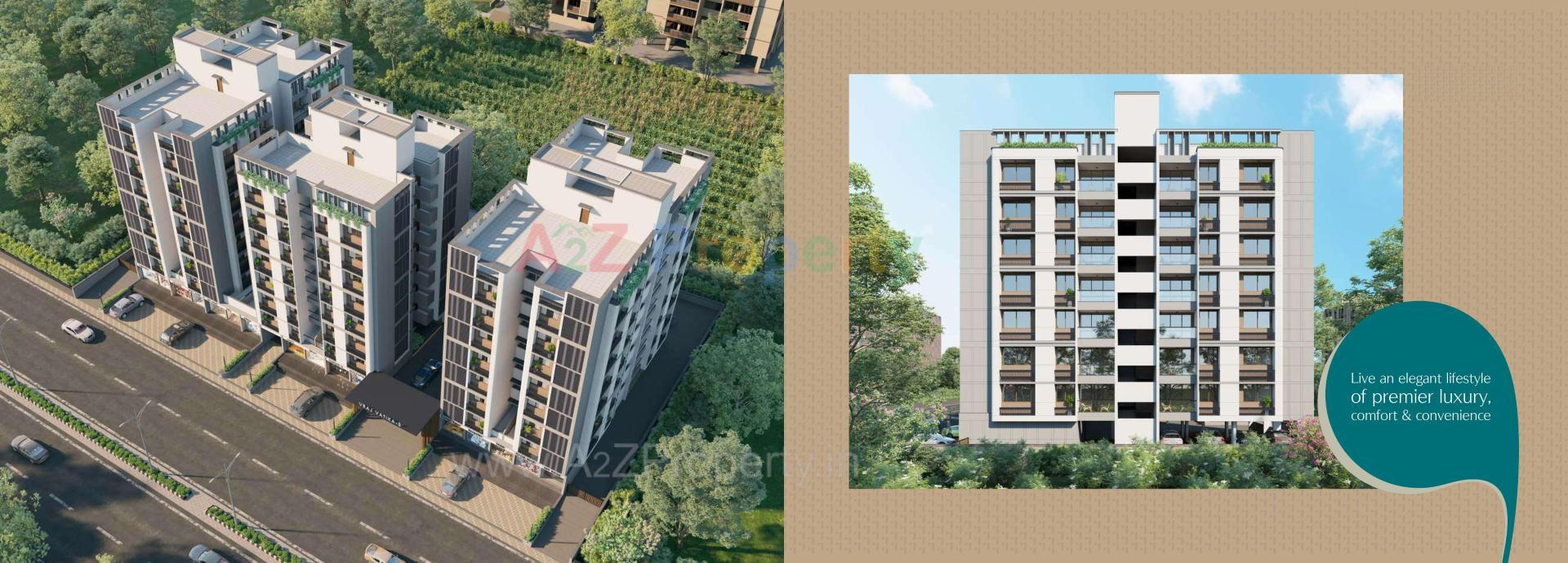 3D Elevation of real estate project Vraj Vatika located at Vastral, Ahmedabad, Gujarat