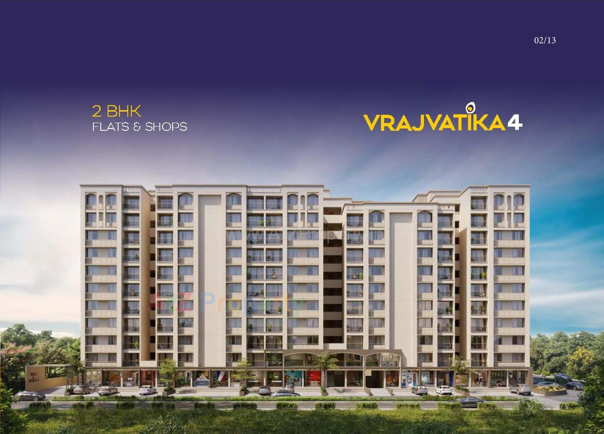 3D Elevation of real estate project Vraj Vatika located at Vastral, Ahmedabad, Gujarat