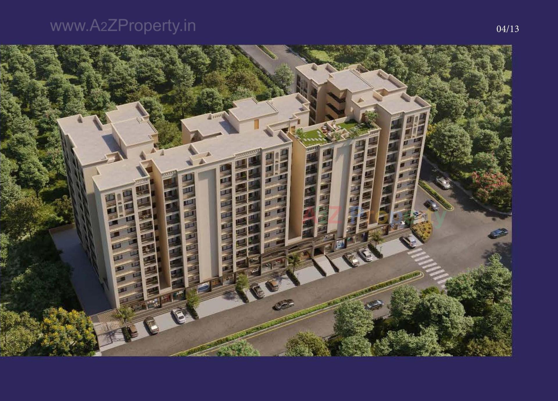 3D Elevation of real estate project Vraj Vatika located at Vastral, Ahmedabad, Gujarat