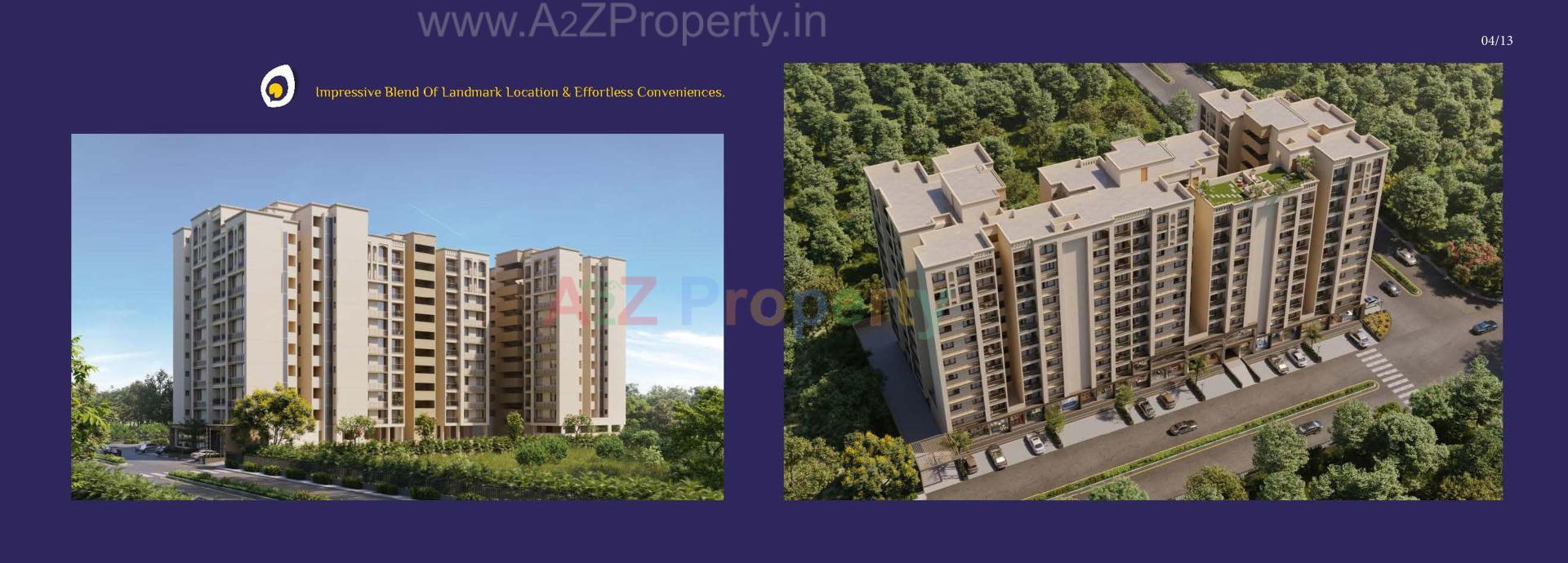 3D Elevation of real estate project Vraj Vatika located at Vastral, Ahmedabad, Gujarat