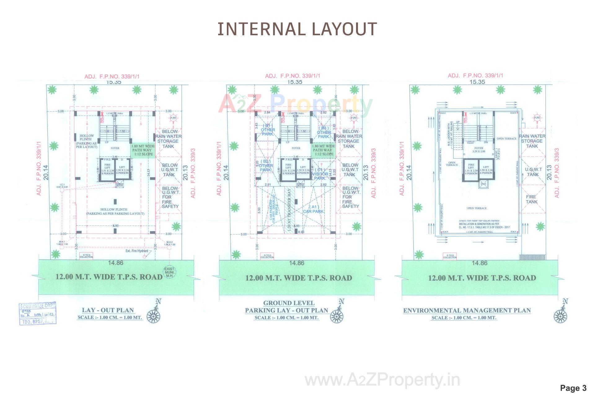 Layout of real estate project Vraj Vatika located at Vatva, Ahmedabad, Gujarat