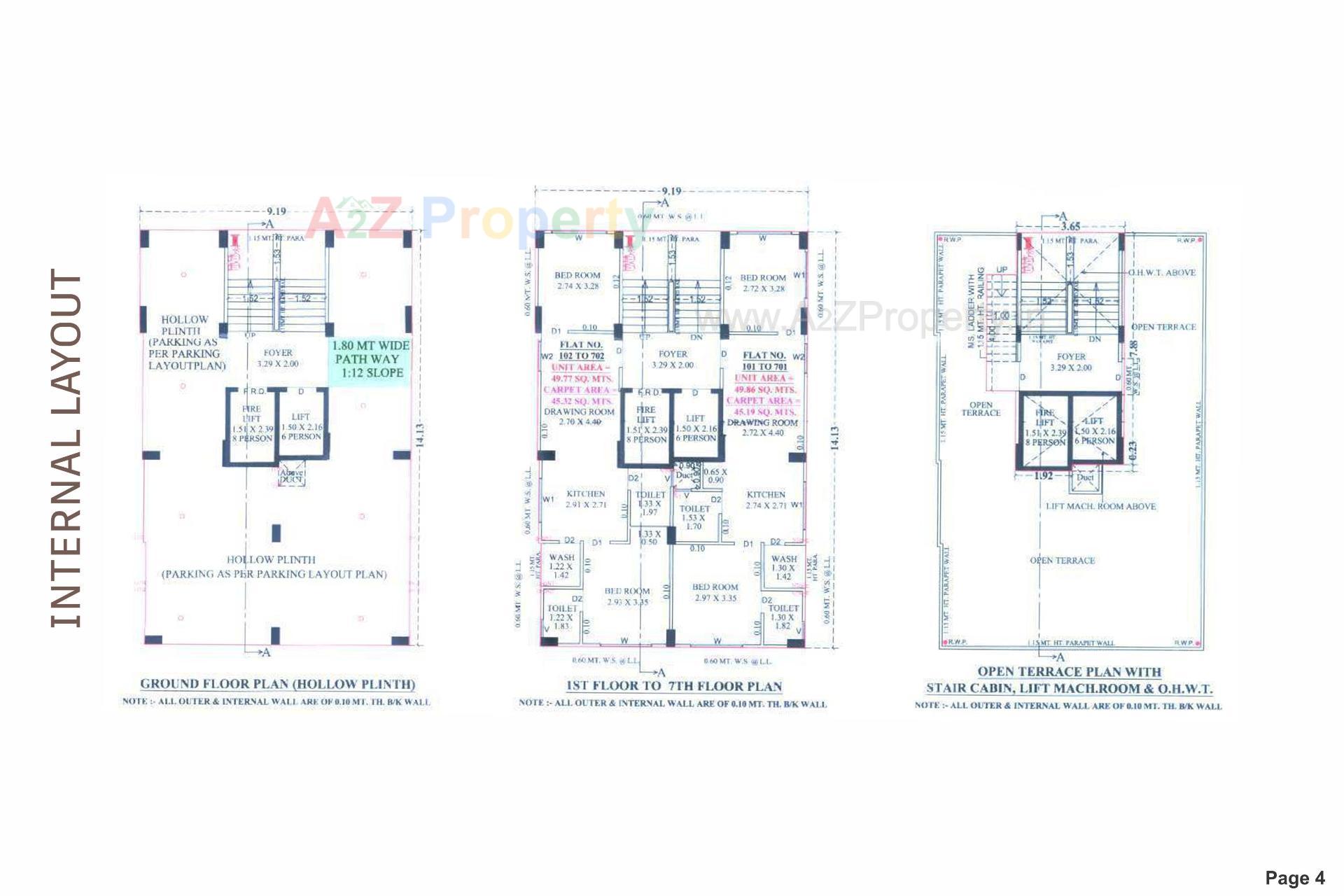 Layout of real estate project Vraj Vatika located at Vatva, Ahmedabad, Gujarat