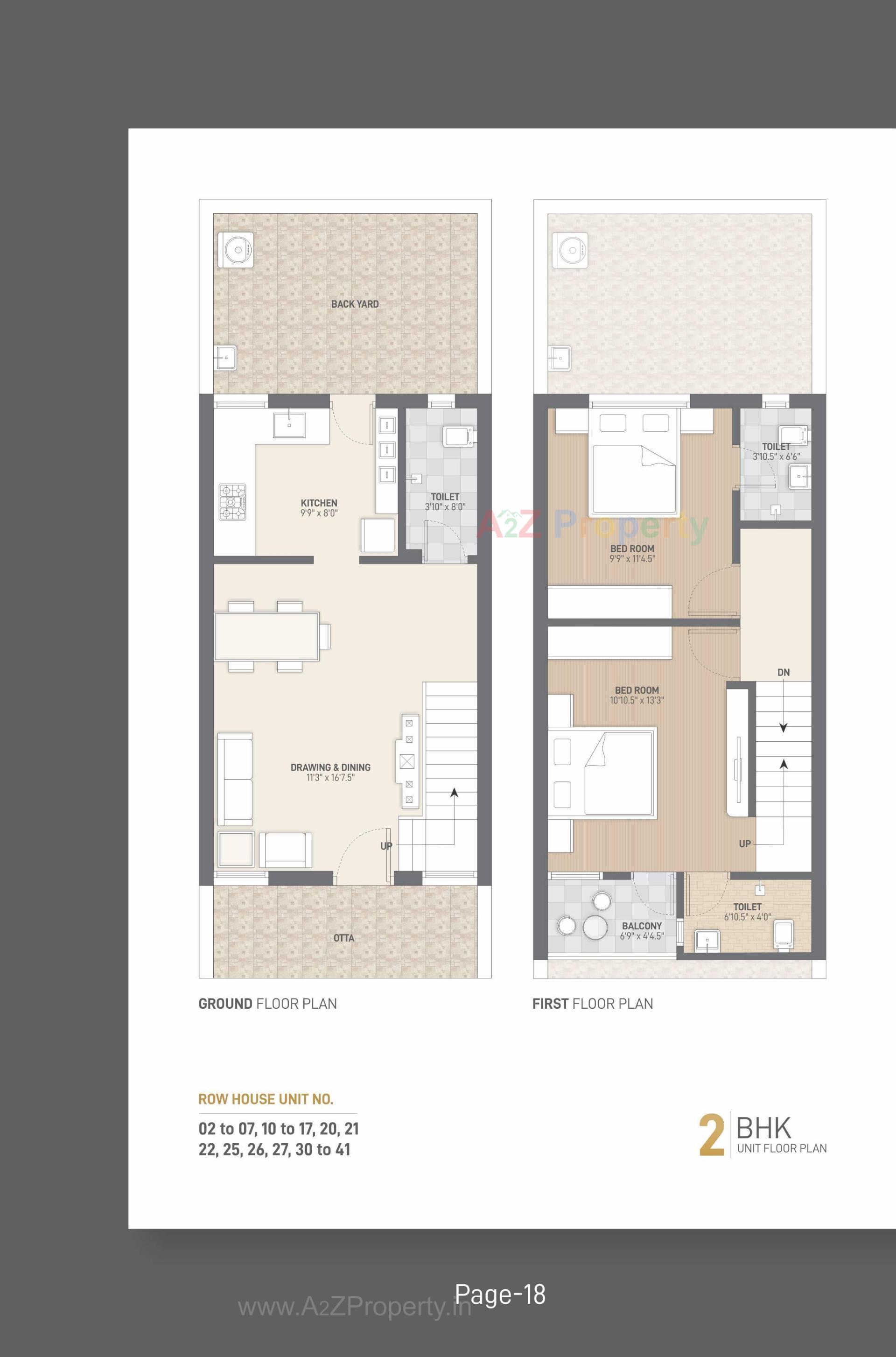 Layout of real estate project Vraj Vihar Homes located at Viramgam, Ahmedabad, Gujarat