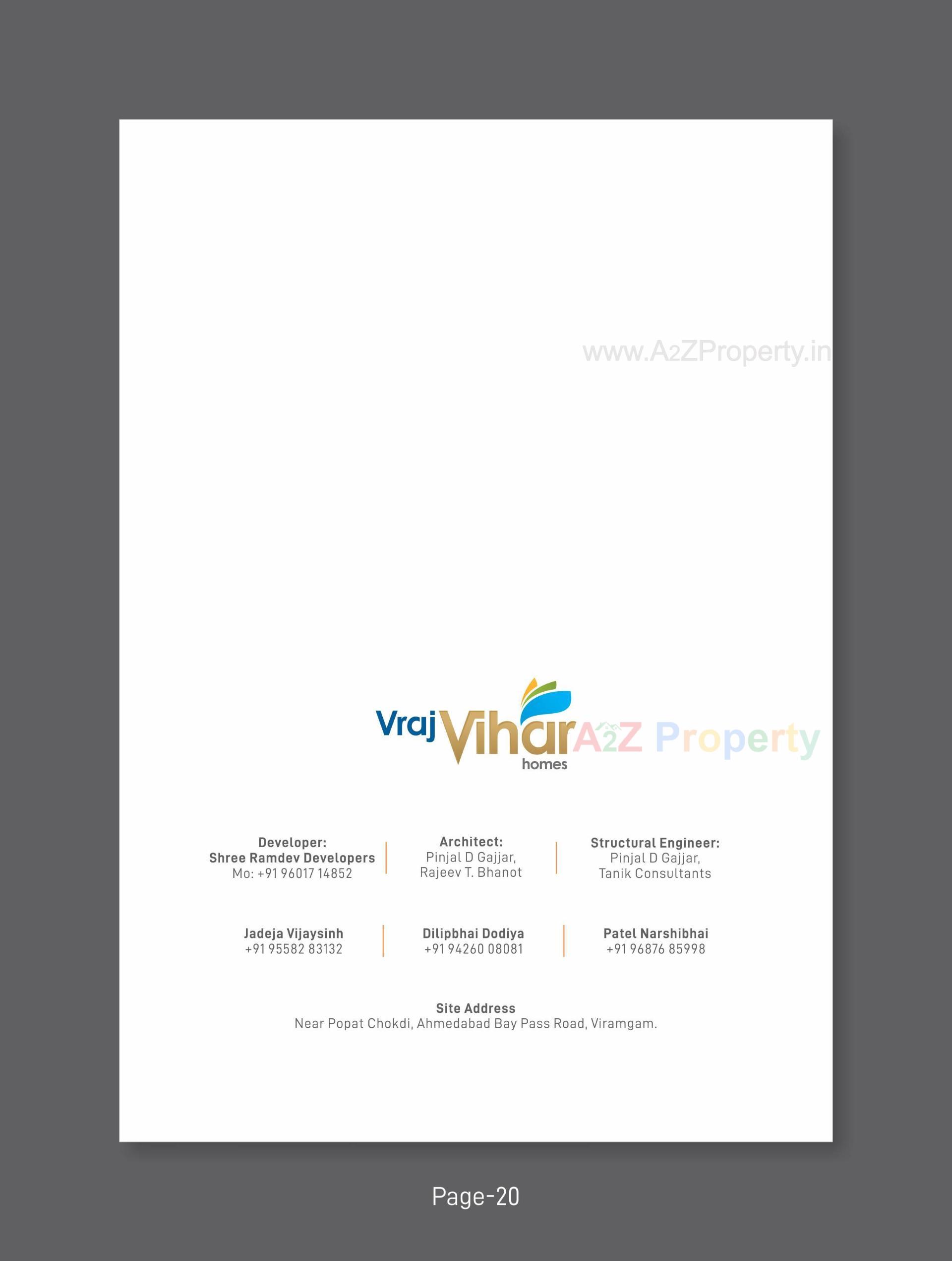  of real estate project Vraj Vihar Homes located at Viramgam, Ahmedabad, Gujarat