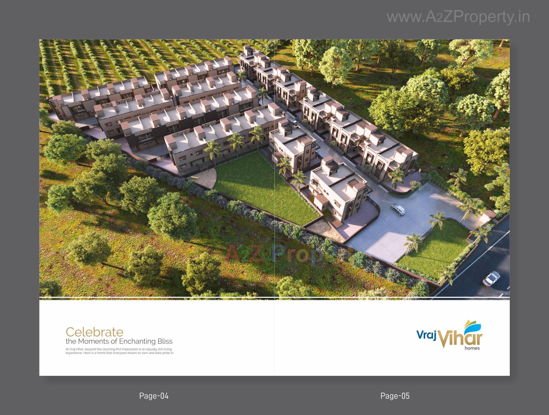 3D Elevation of real estate project Vraj Vihar Homes located at Viramgam, Ahmedabad, Gujarat