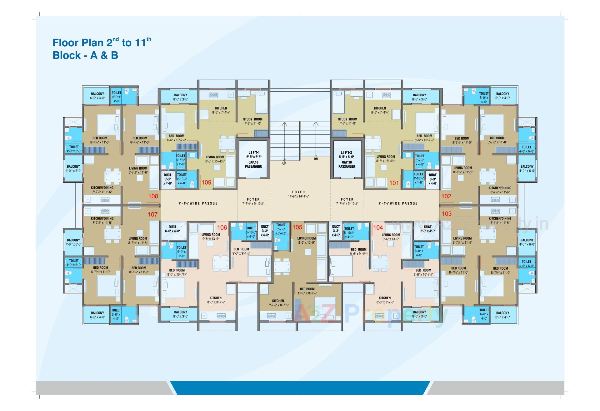 Layout of real estate project Vrajdham located at Fatehwadi, Ahmedabad, Gujarat