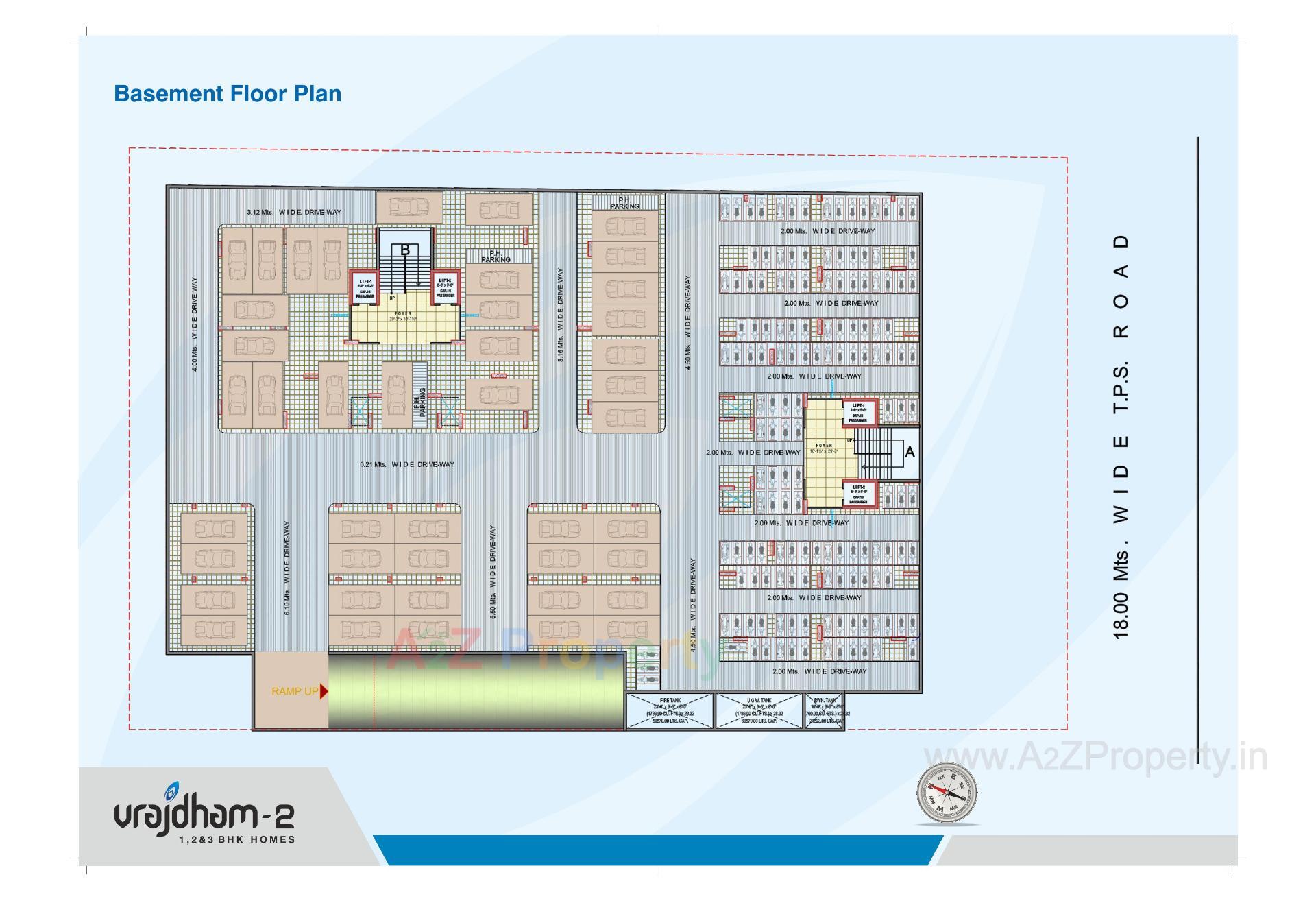 Layout of real estate project Vrajdham located at Fatehwadi, Ahmedabad, Gujarat