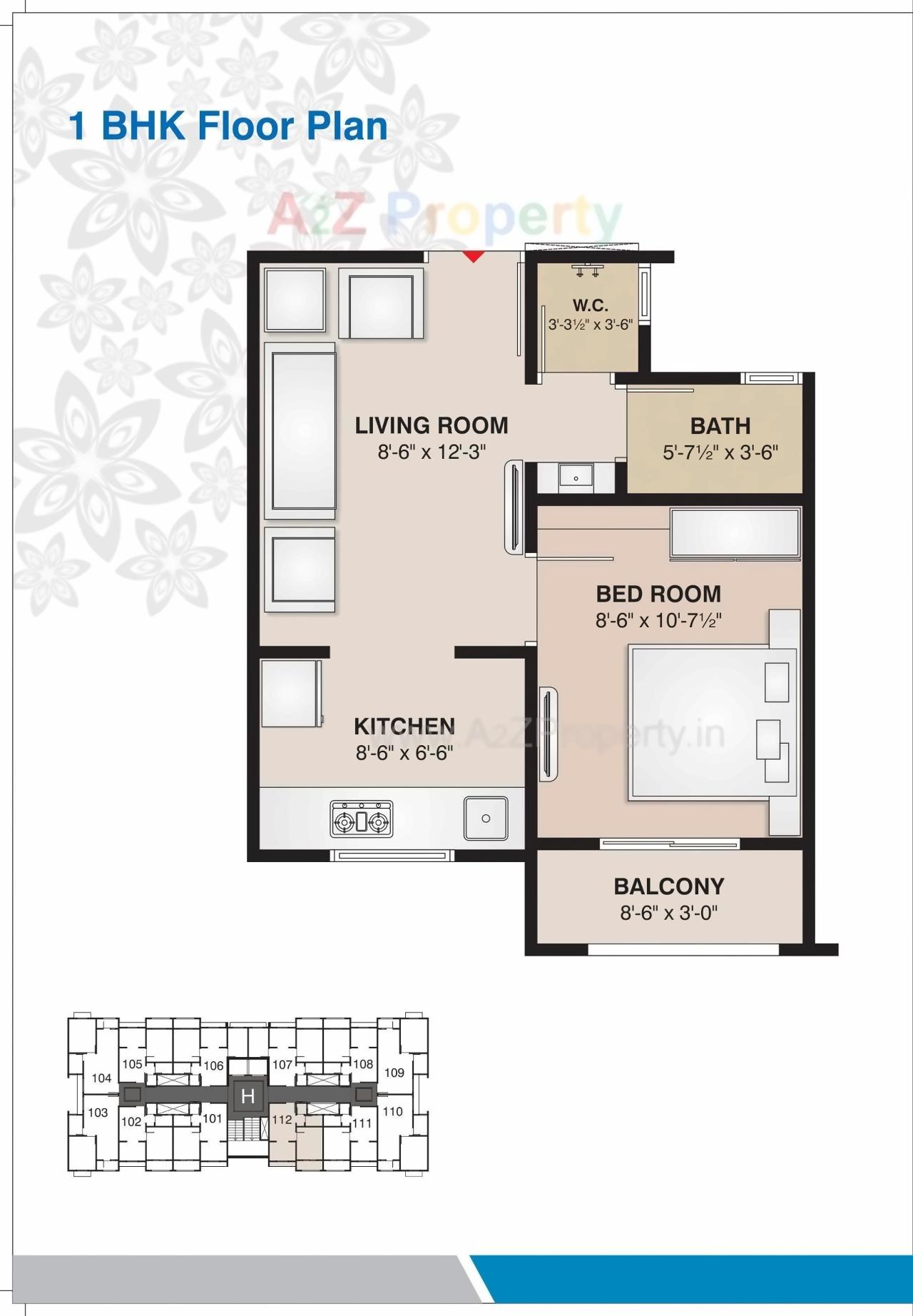Layout of real estate project Vrajdham located at Fatehwadi, Ahmedabad, Gujarat