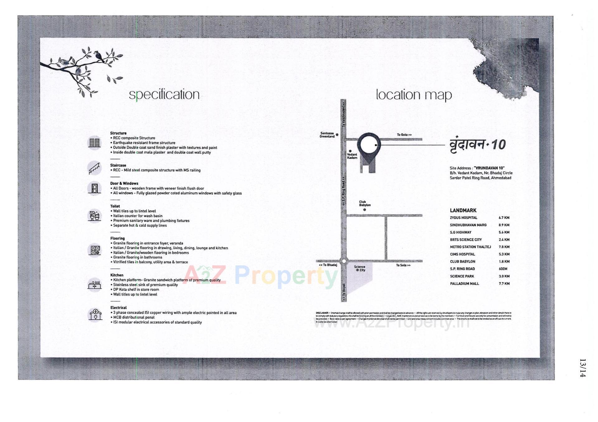  of real estate project Vrundavan 10 located at Ognaj, Ahmedabad, Gujarat