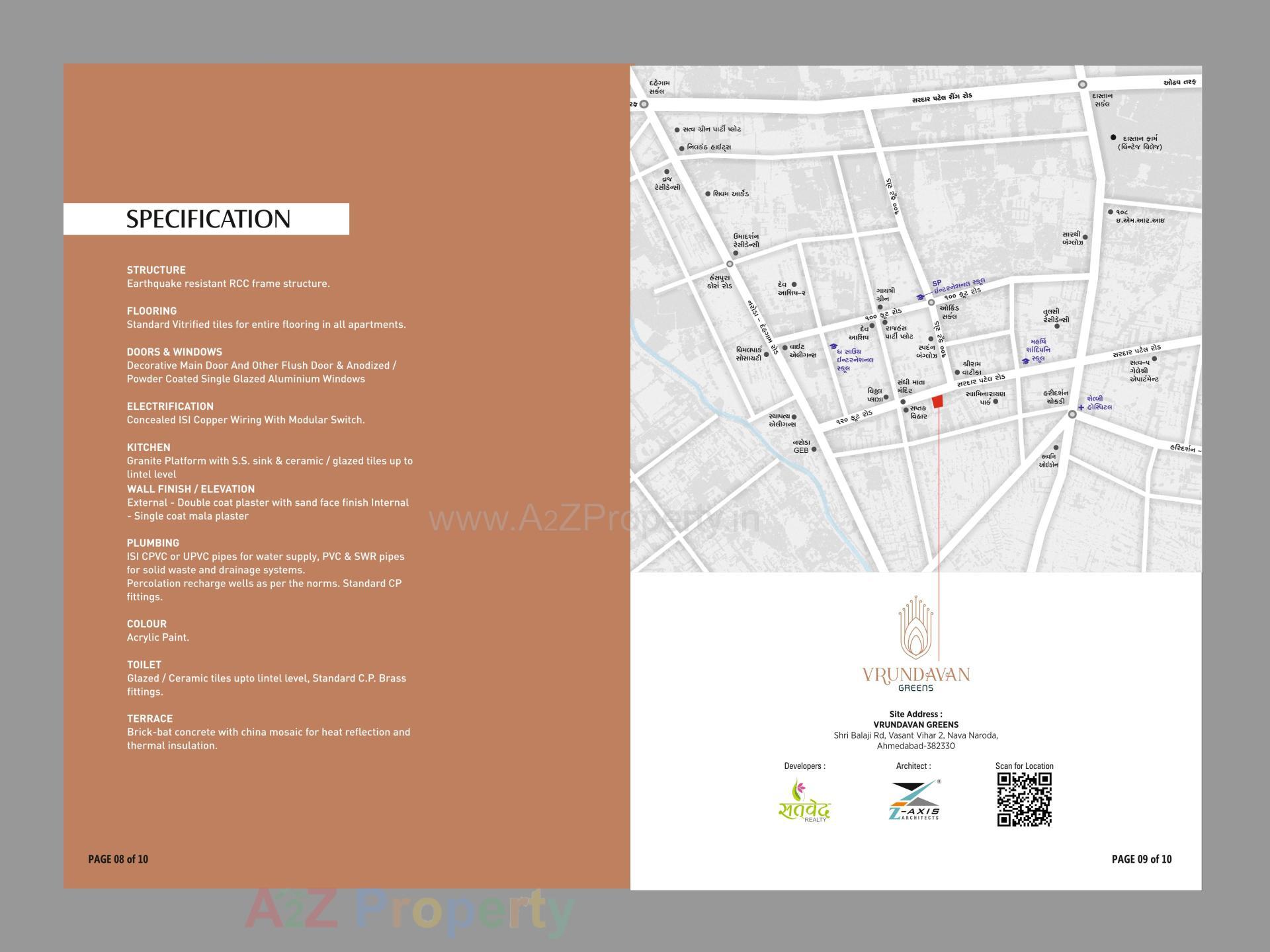  of real estate project Vrundavan Greens located at Naroda, Ahmedabad, Gujarat