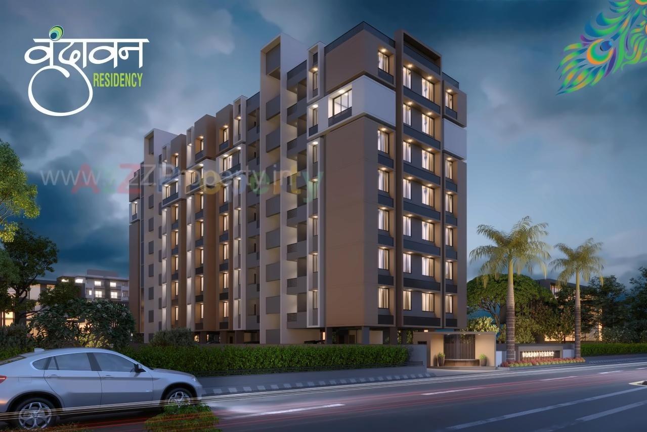 3D Elevation of real estate project Vrundavan Residency located at Ahmedabad, Ahmedabad, Gujarat