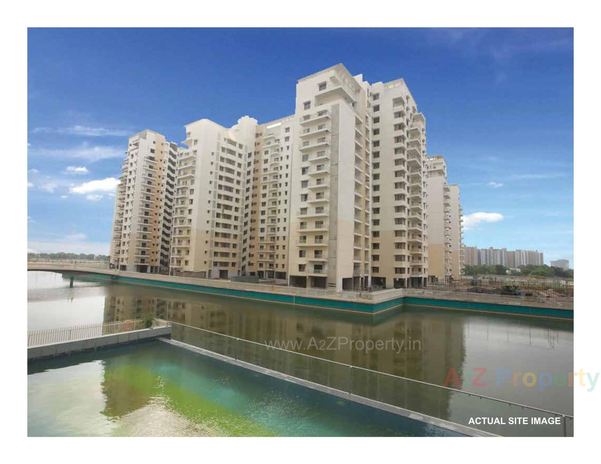 3D Elevation of real estate project Water Lily Ph (towers   C5,c6,c11,c12) located at Khodiyar, Ahmedabad, Gujarat