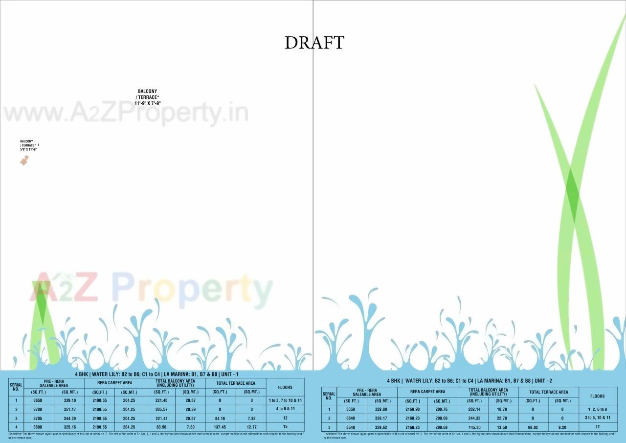  of real estate project Waterlily located at Jaspur, Ahmedabad, Gujarat