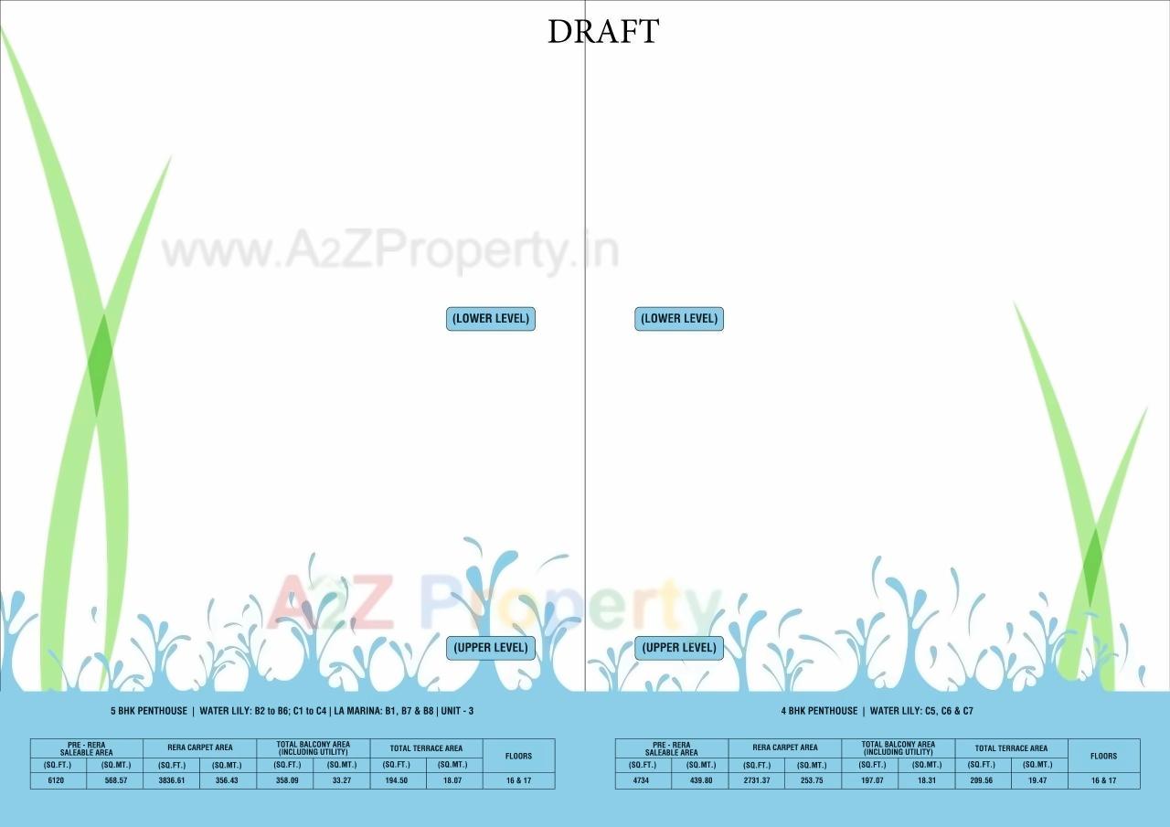  of real estate project Waterlily located at Jaspur, Ahmedabad, Gujarat