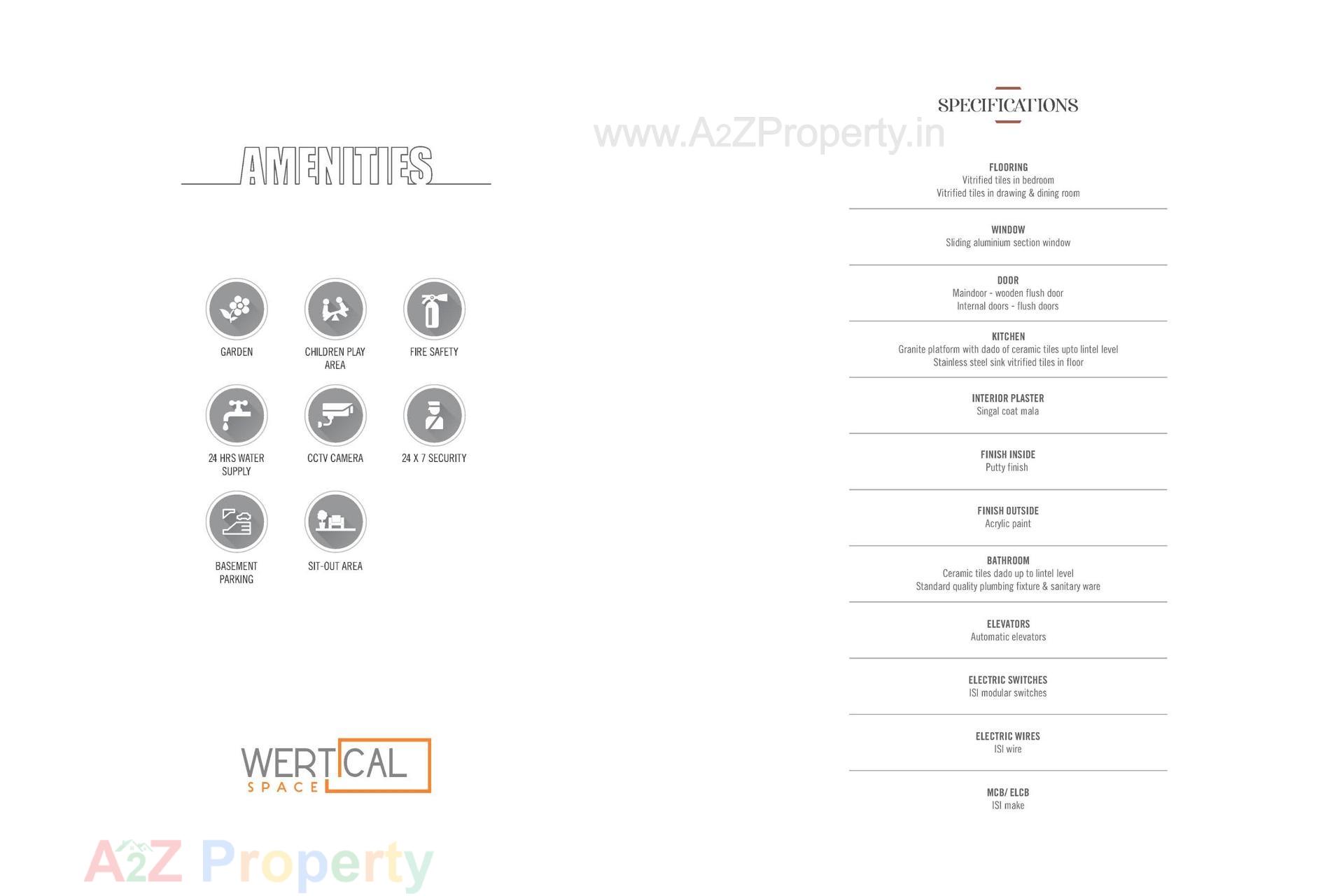  of real estate project Wertical Space located at Chharodi, Ahmedabad, Gujarat